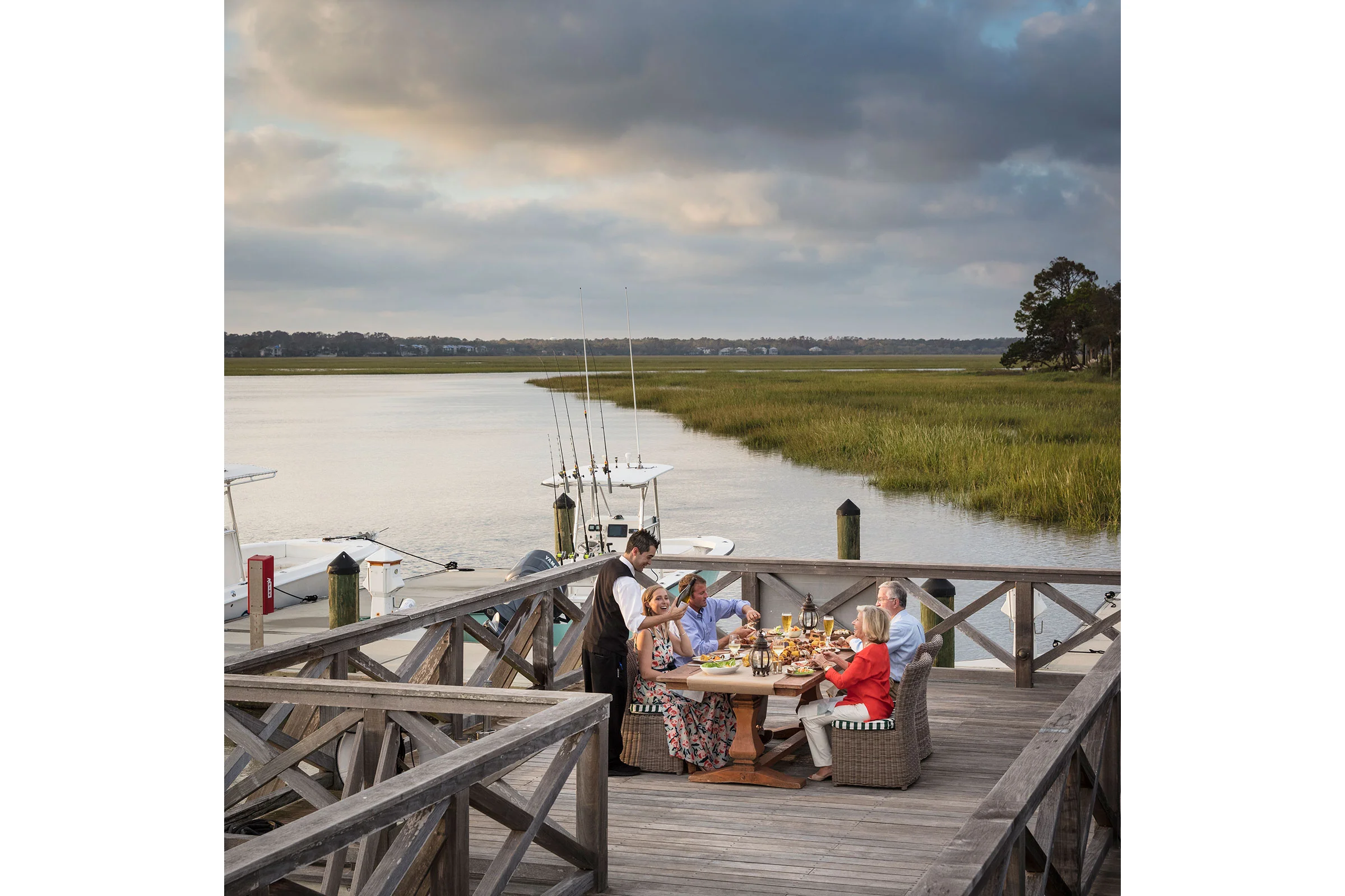 Dockside Dinner, Sea Island