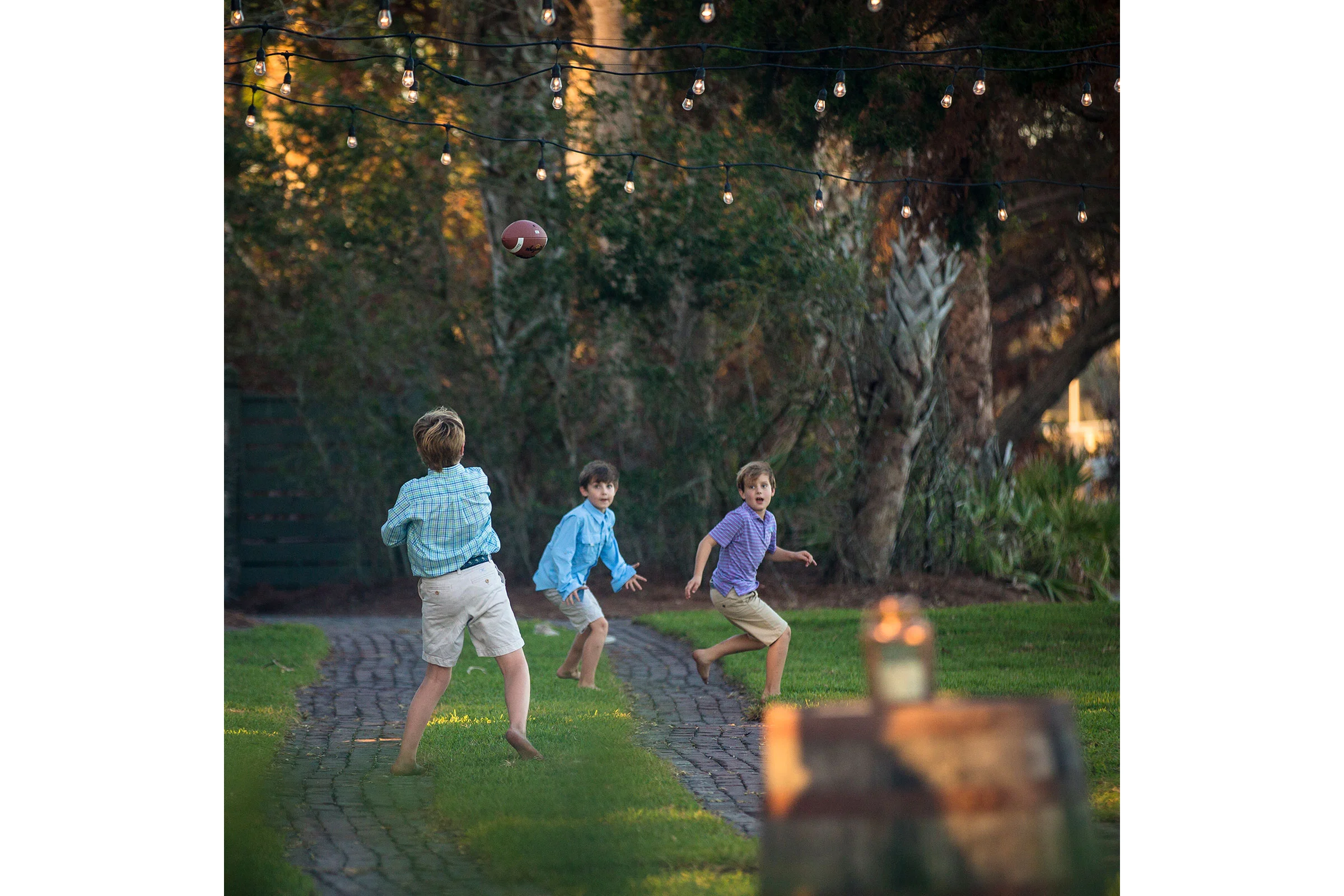 Boys playing, Sea Island Resort