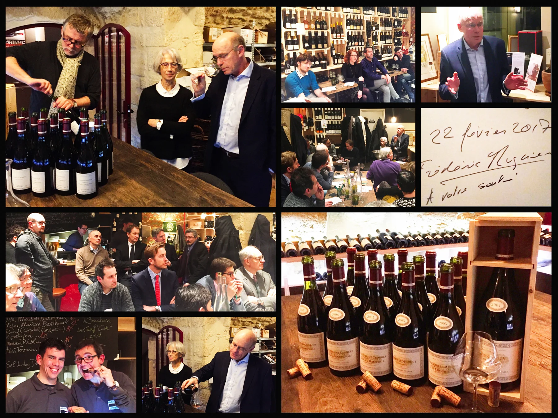 Copy of Dégustation Domaine J.-F. Mugnier (Chambolle-Musigny) - 22 février 2017 - avec Frédéric Mugnier