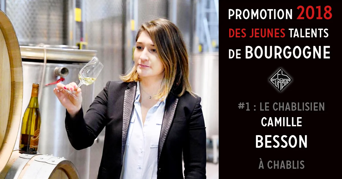Domaine Familial depuis 4 générations, le domaine Besson s'étend sur 21 ha de vignes cultivées de façon raisonnée, sur 4 appellations de Chablis : Petit Chablis, Chablis, Chablis 1er Cru et Chablis Grand Cru. Aujourd’hui, 2 générations se côtoient, Alain Besson et ses 2 enfants Camille et Adrien, revenus en juillet 2013 après l'obtention chacun de leur diplôme. Camille l’aînée de la famille, s'occupe de l'ensemble des vinifications. Soucieuse de la qualité et de l'authenticité des vins, elle privilégie les micro-vinifications parcellaires et a choisi de réaliser des élevages longs, majoritairement en cuves inox : 12 mois pour le Petit Chablis et Chablis ; 18 mois pour les Premiers Crus et Grands Crus. Camille s'occupe également de la commercialisation des vins du domaine.
