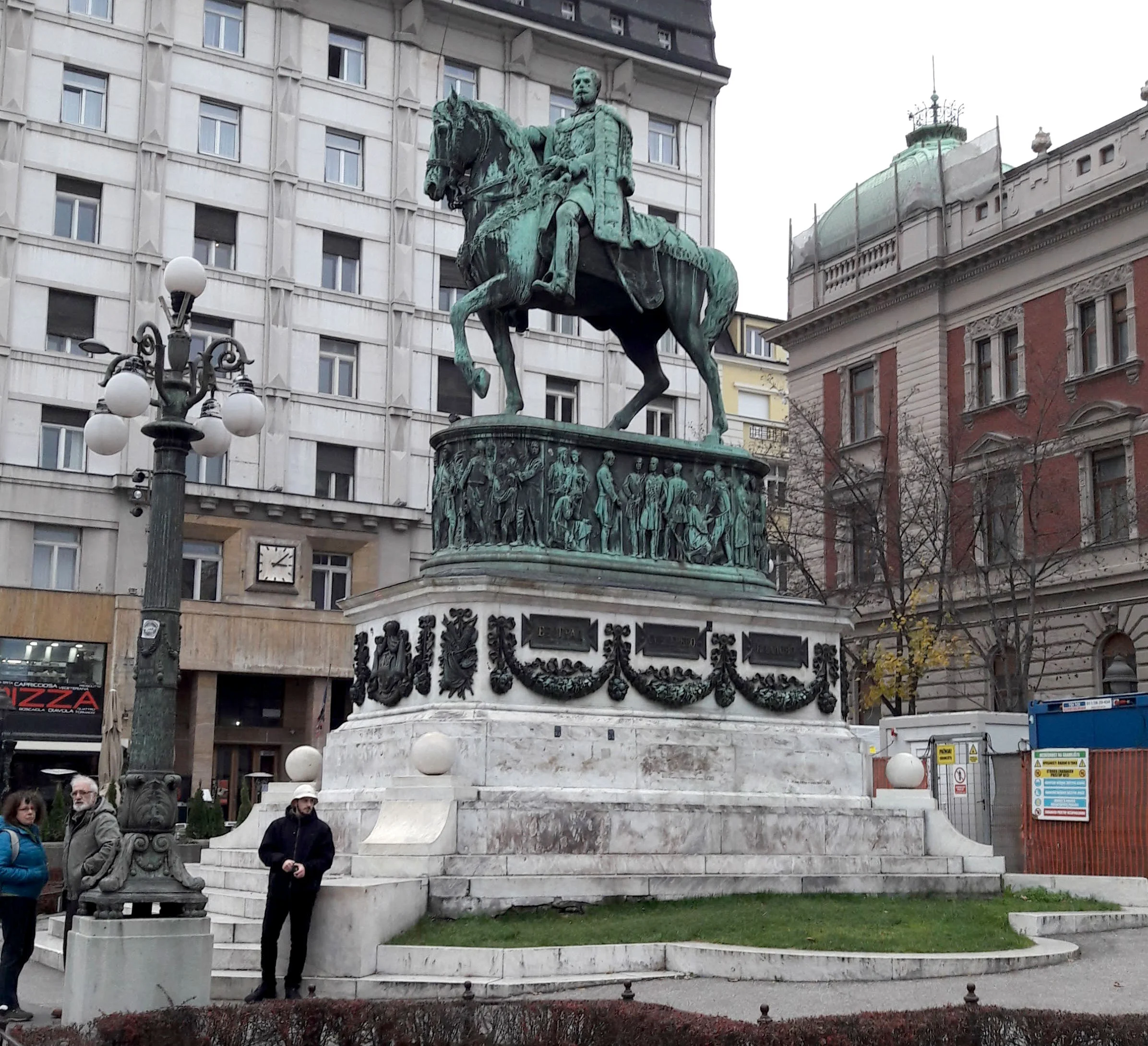 Knez Mihailo (Prince Michael) in 'Trg Republike' (Republic Square)