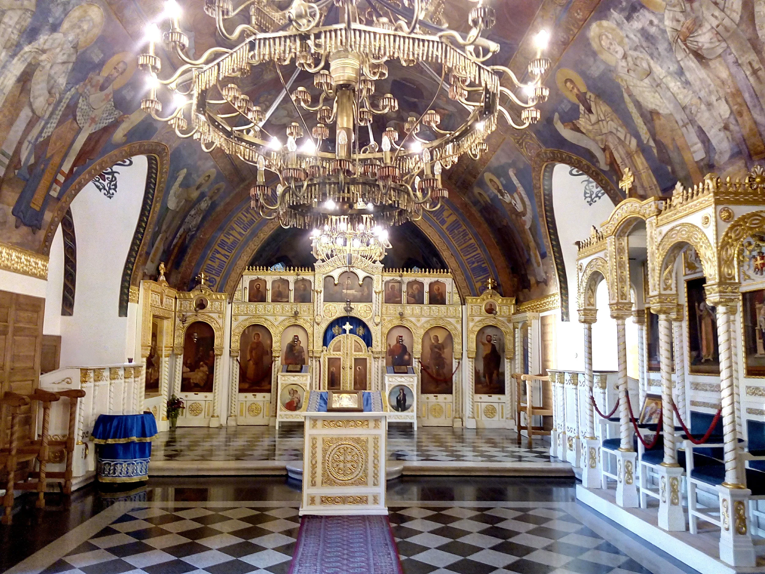 Interior of Ružica Church