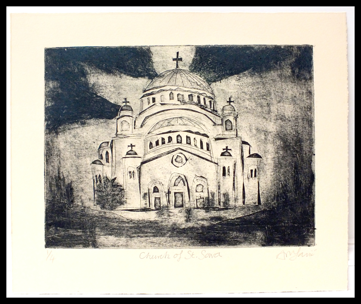 Church of St Sava #1 Framed.jpg