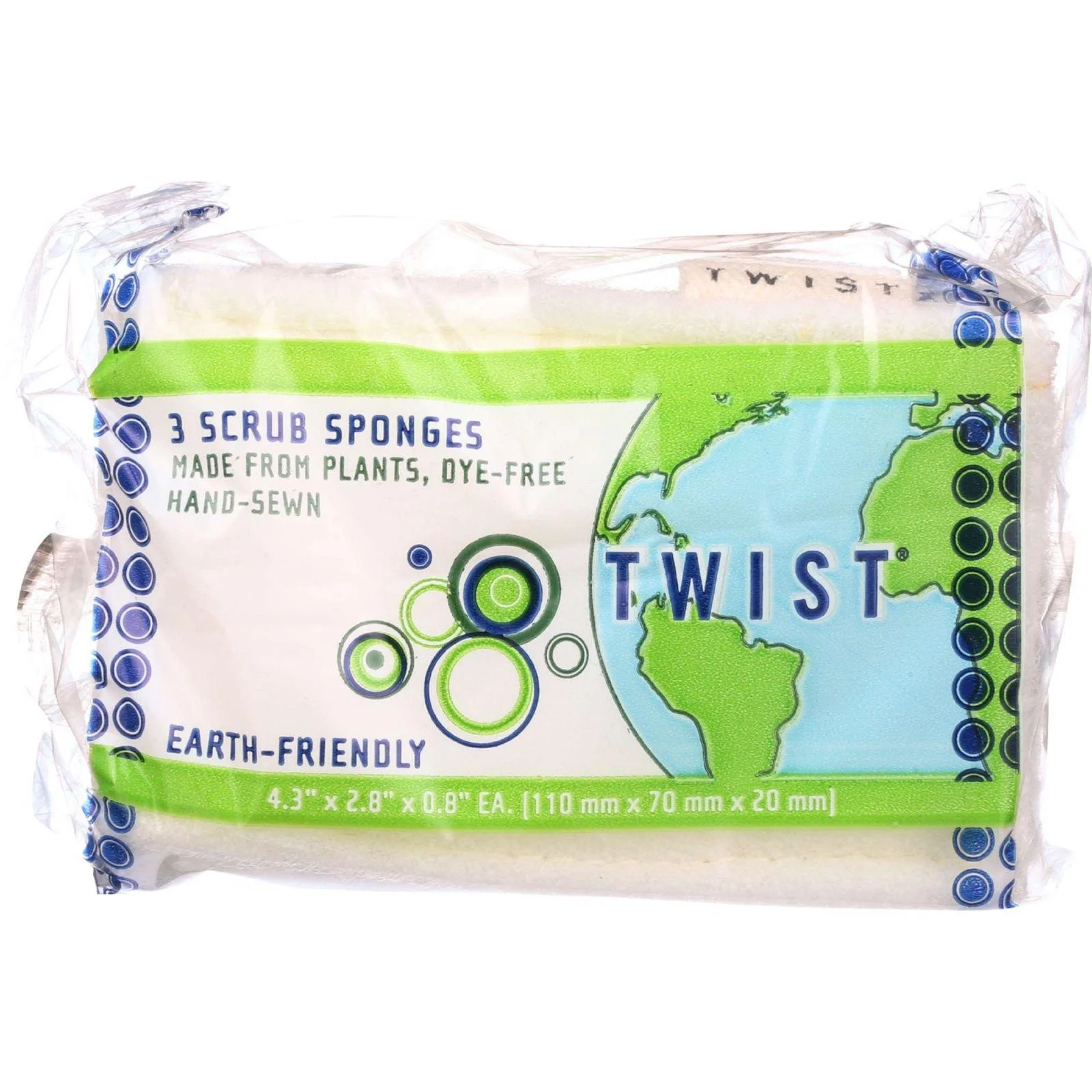 Clean up the mess with no stress. All natural, 100% biodegradable cellulose sponge center.