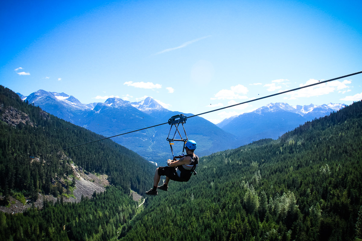 Zip Line - Top 5 fathers day ideas Whistler