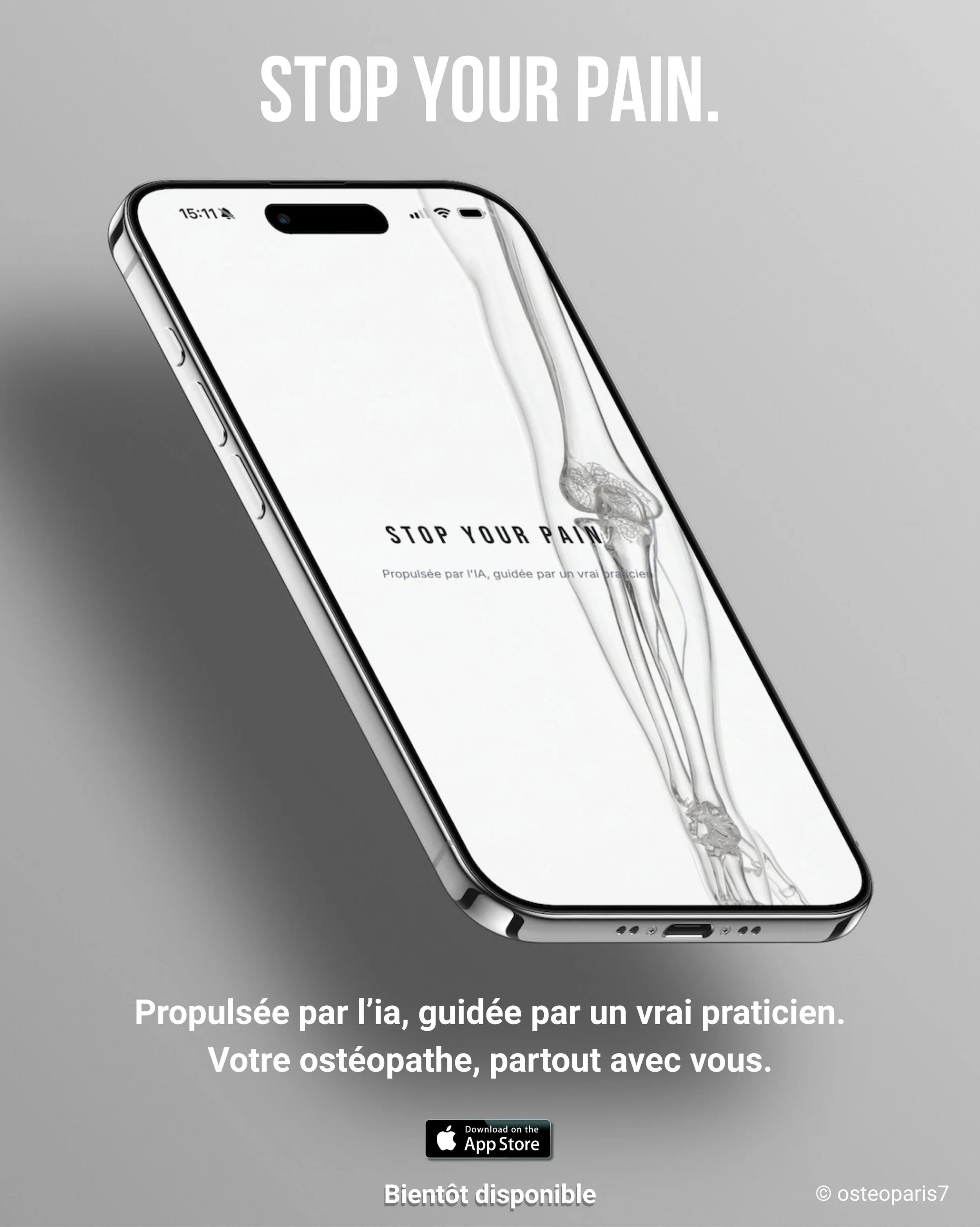 La douleur n&rsquo;attend pas.
Votre praticien n&rsquo;est pas toujours disponible.

J&rsquo;ai donc cr&eacute;&eacute; quelque chose de diff&eacute;rent.

Pas une IA g&eacute;n&eacute;rique.

Mais l&rsquo;extension d&rsquo;un vrai raisonnement clini