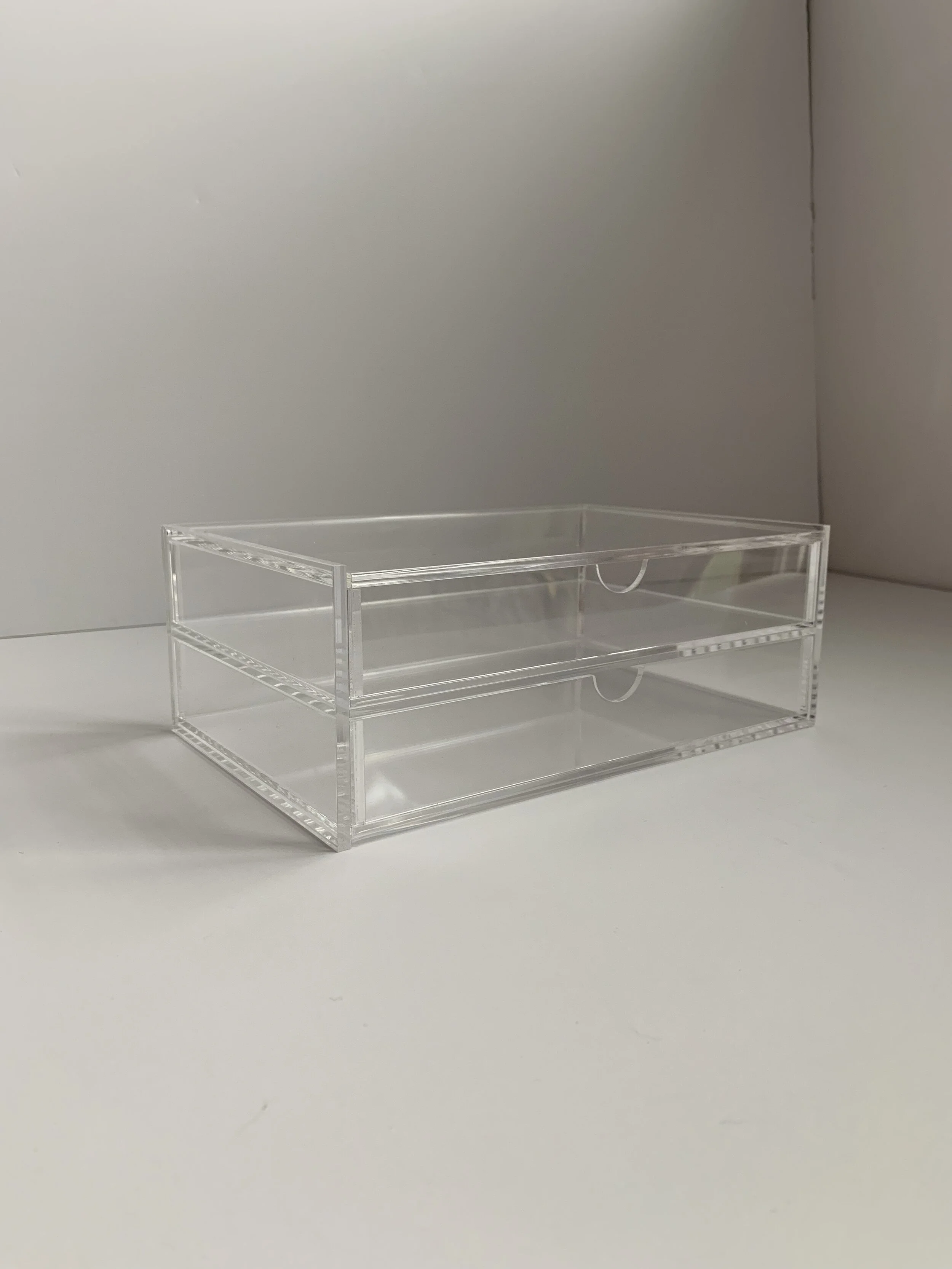 BOXY LONG 2-DRAWER BOX W/ LID