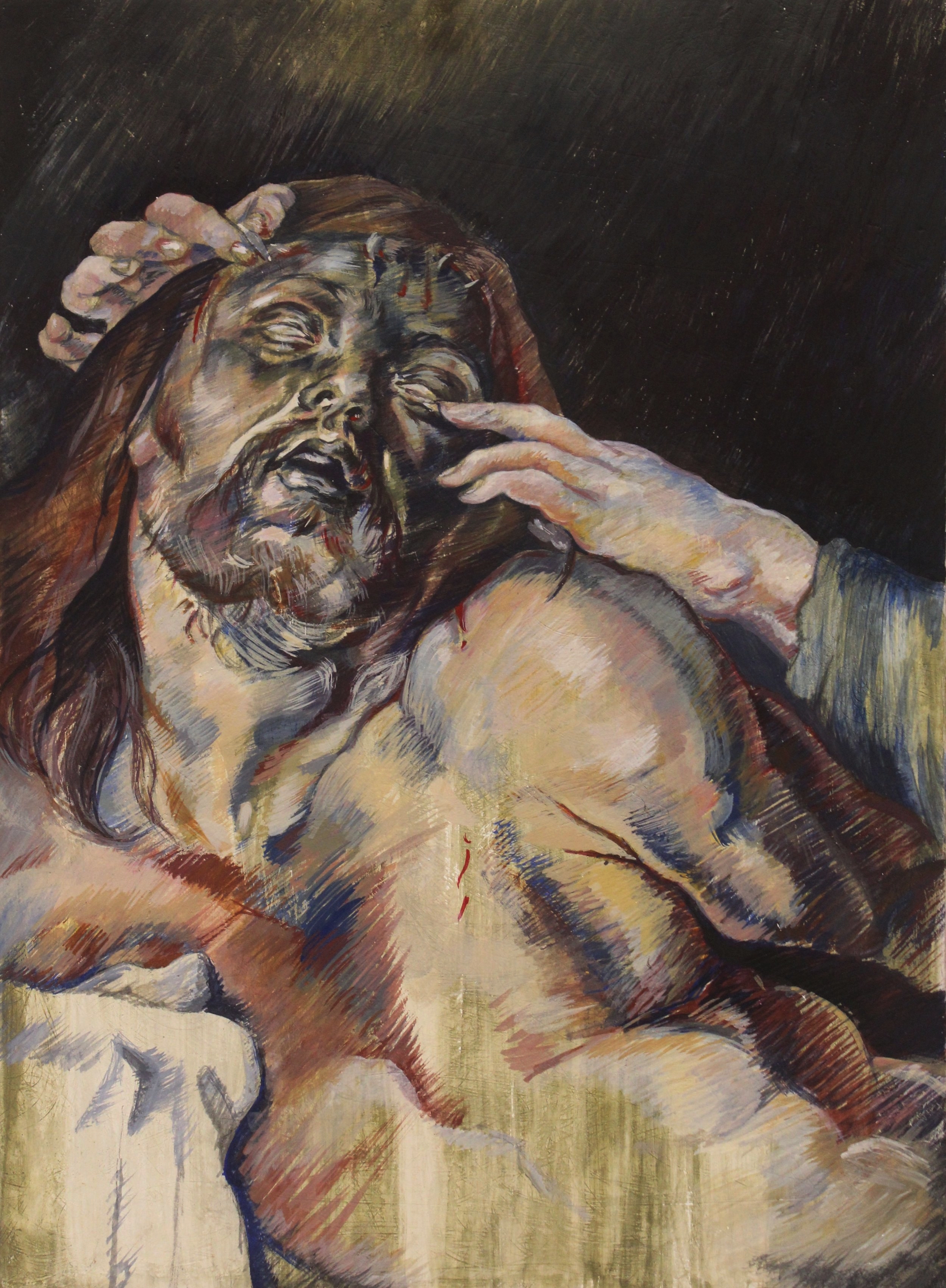 Rubens study: Lamentation of the Dead Christ 