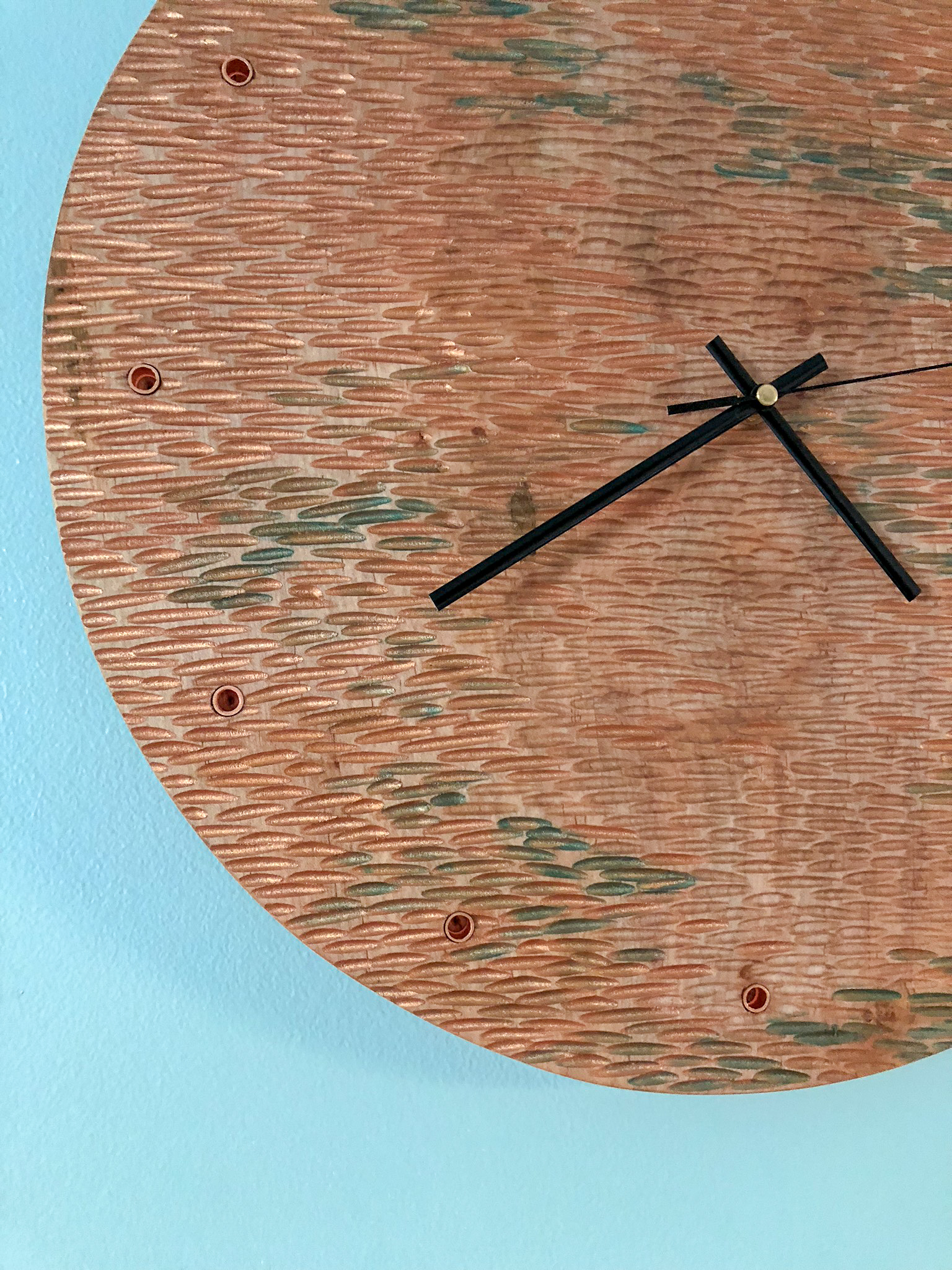custom wooden wall clock hand carved handmade gift