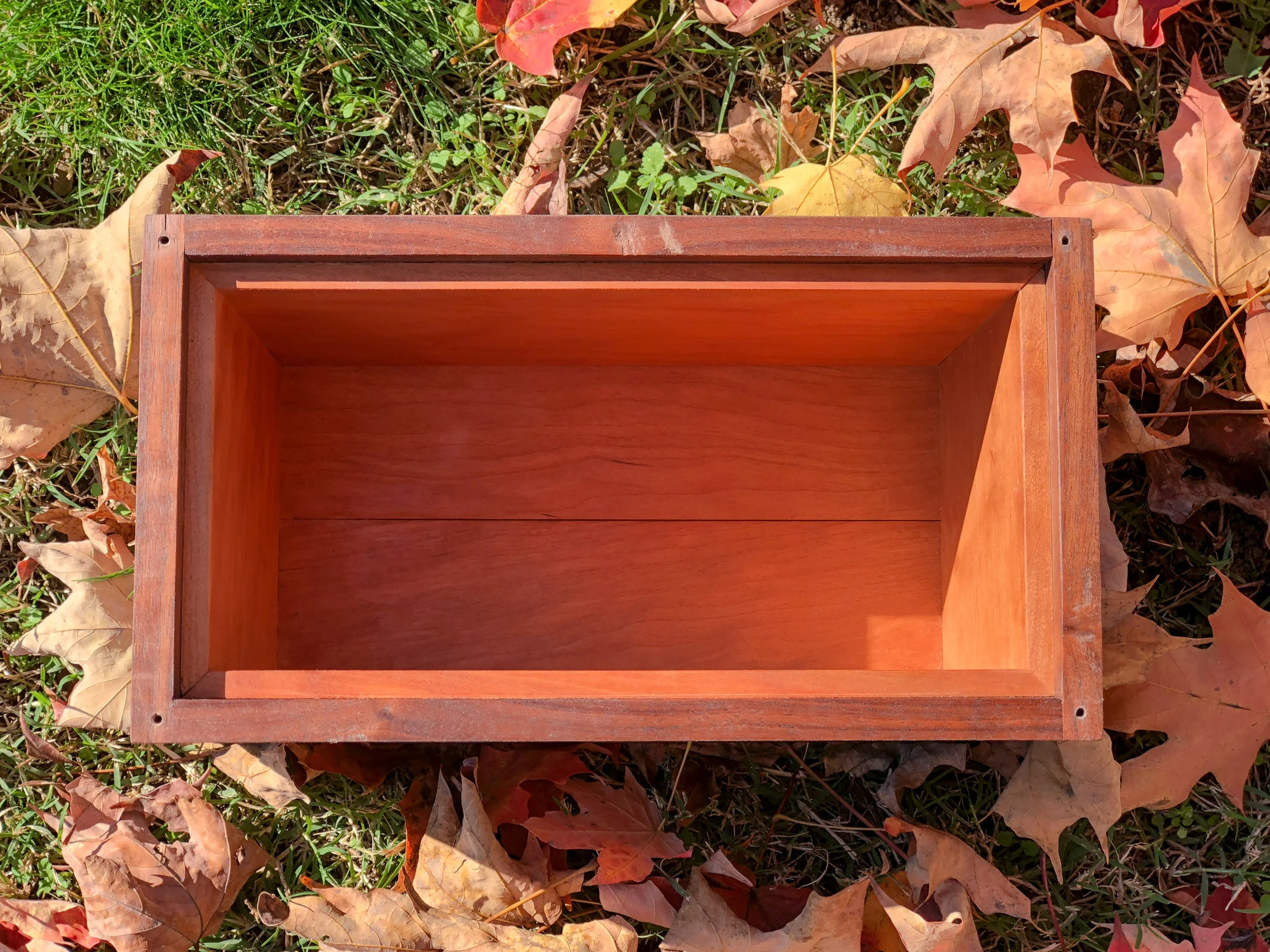 Wooden Cremation Urn. handmade wooden box. sallie plumley studio. richmond virginia
