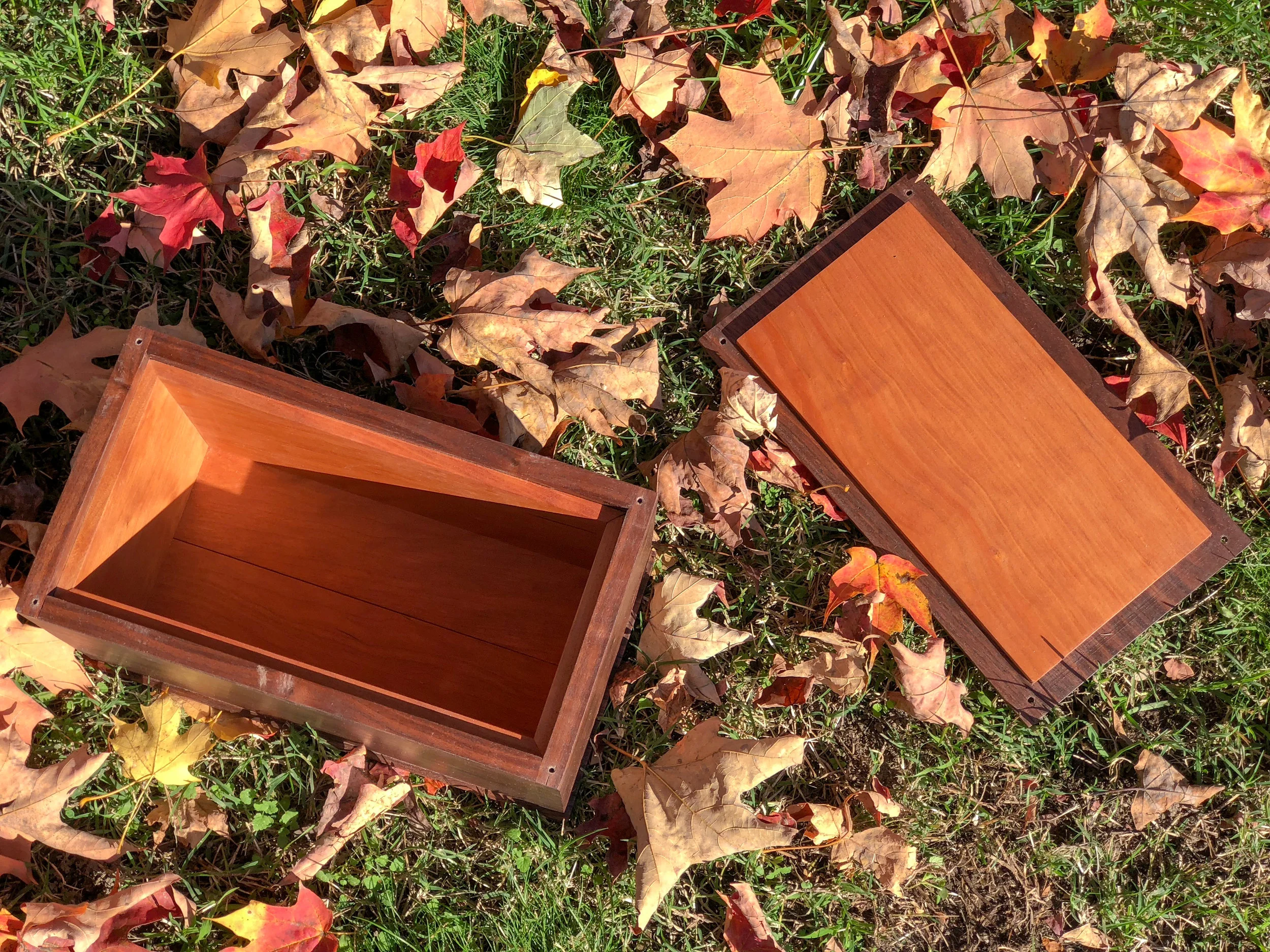 Wooden Cremation Urn. handmade wooden box. sallie plumley studio. richmond virginia