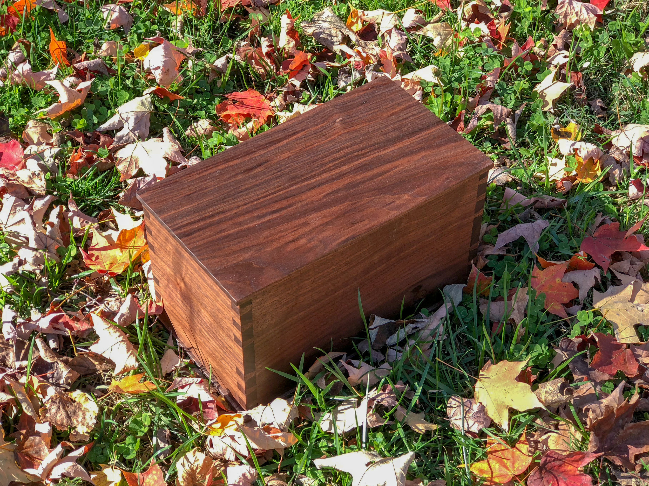 Wooden Cremation Urn. handmade wooden box. sallie plumley studio. richmond virginia