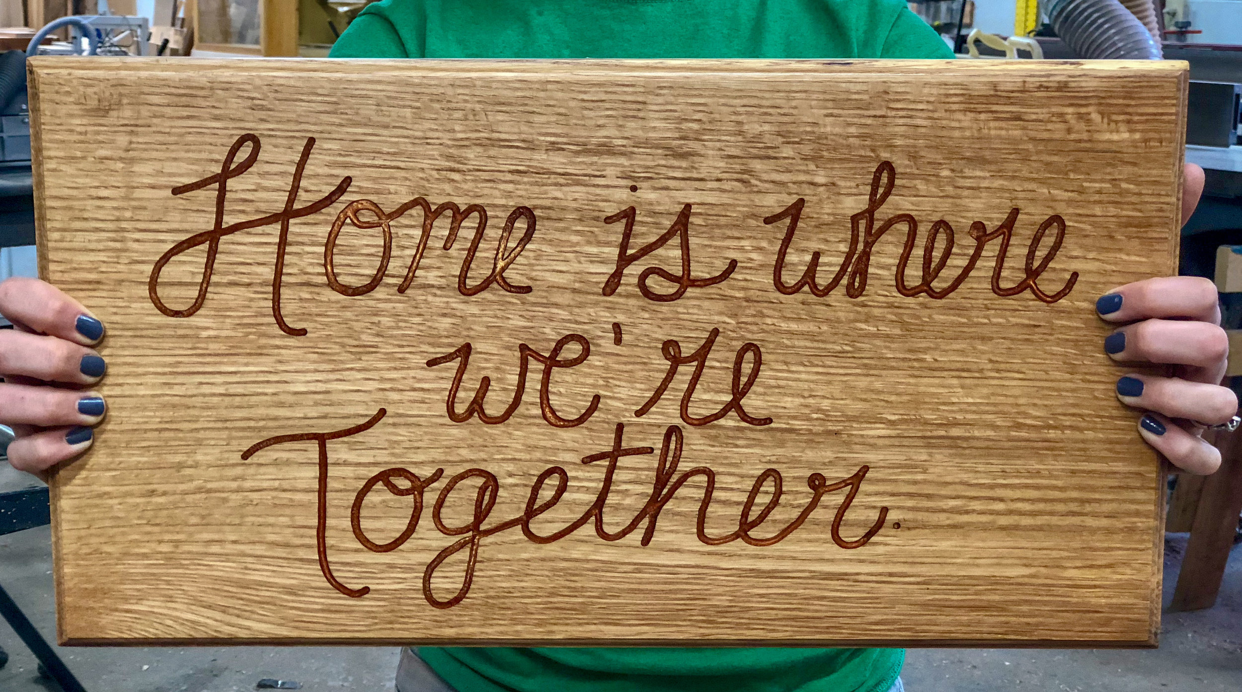 custom oak sign handmade wooden housewarming wedding gift