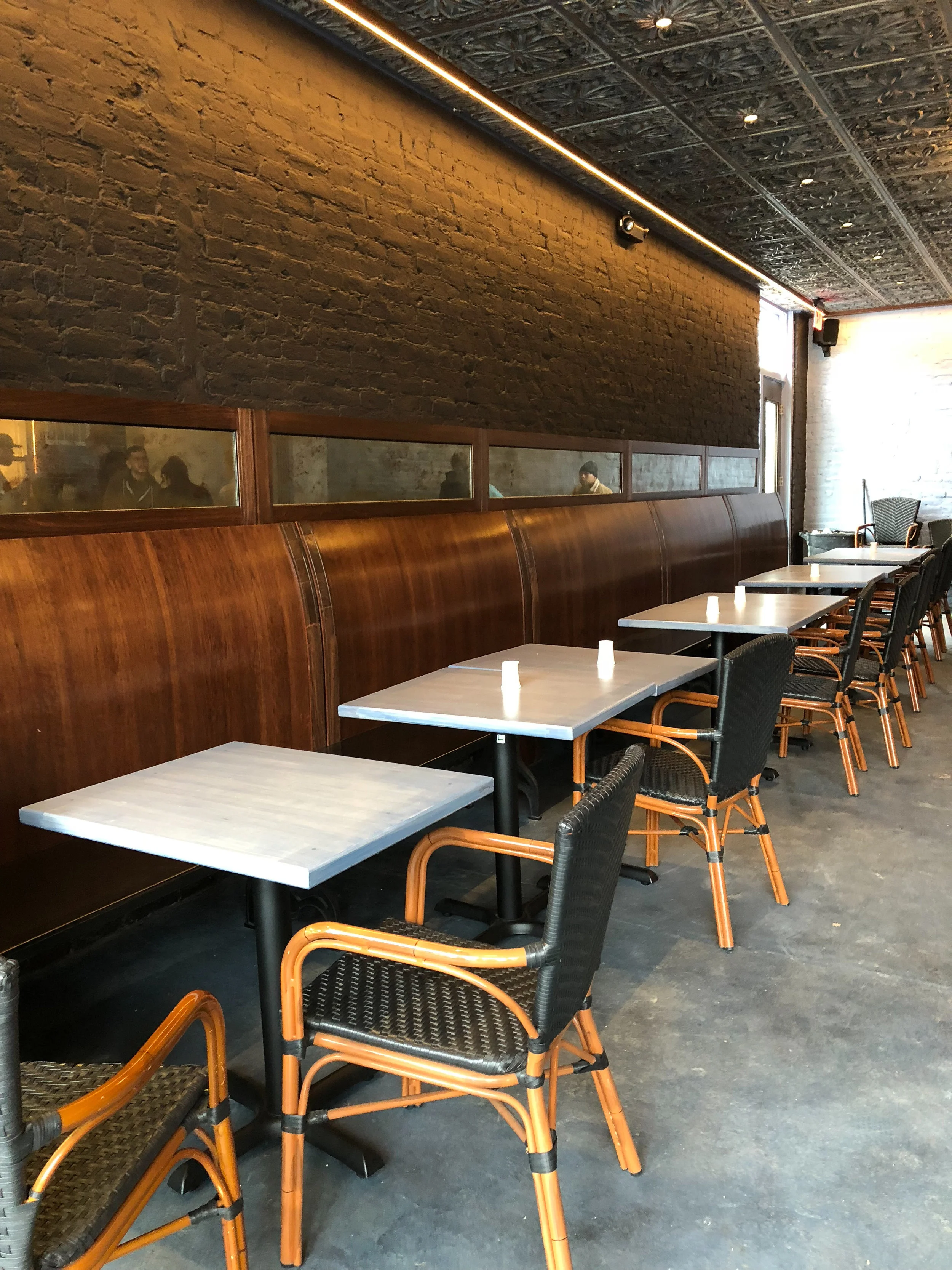 Clang Cafe Coffee Shop Furniture Bar Furniture Sallie Plumley Studio Richmond Virginia Sally Plumley Custom Woodworking and Furniture Design