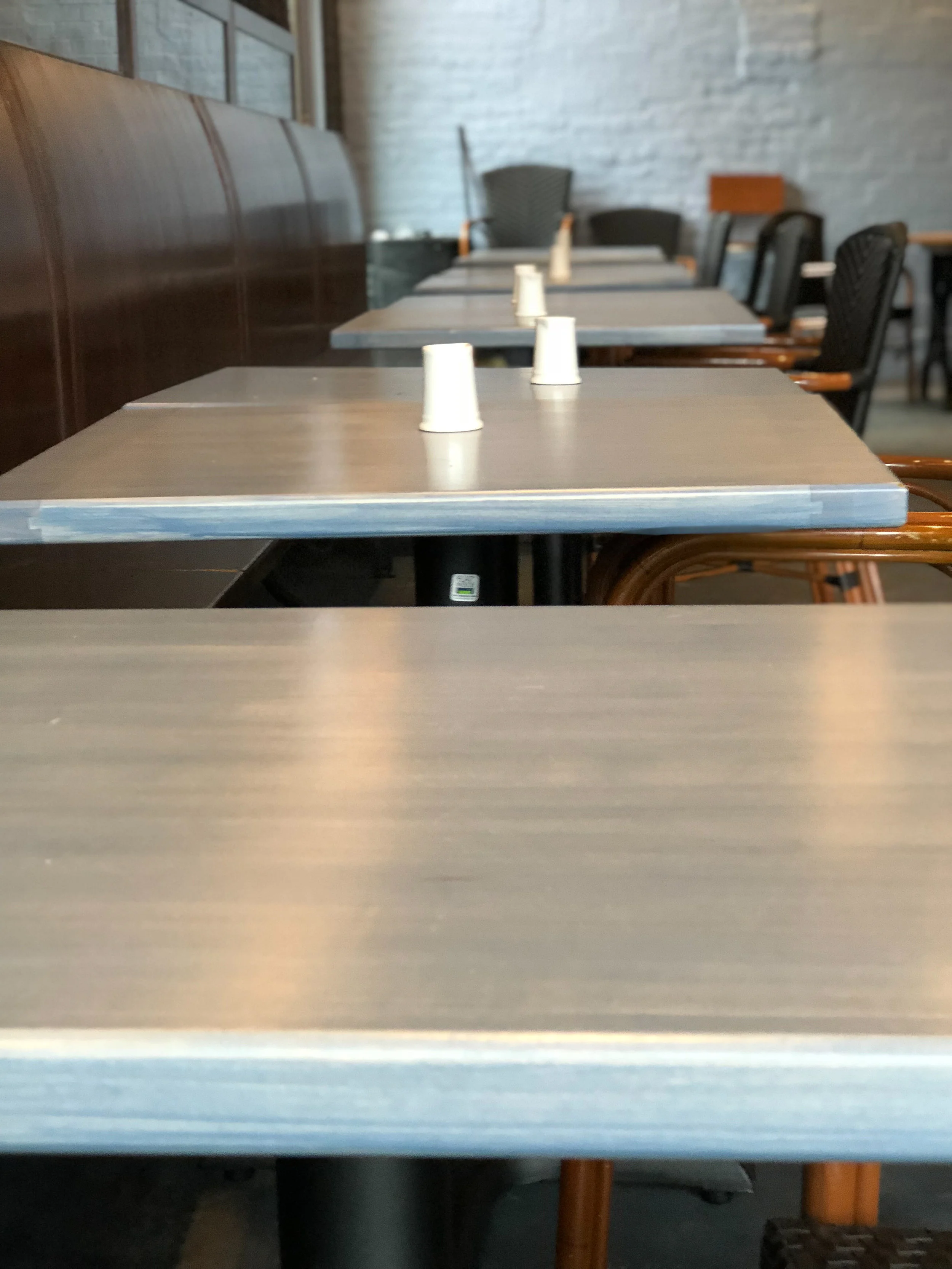 Clang Cafe Coffee Shop Furniture Bar Furniture Sallie Plumley Studio Richmond Virginia Sally Plumley Custom Woodworking and Furniture Design