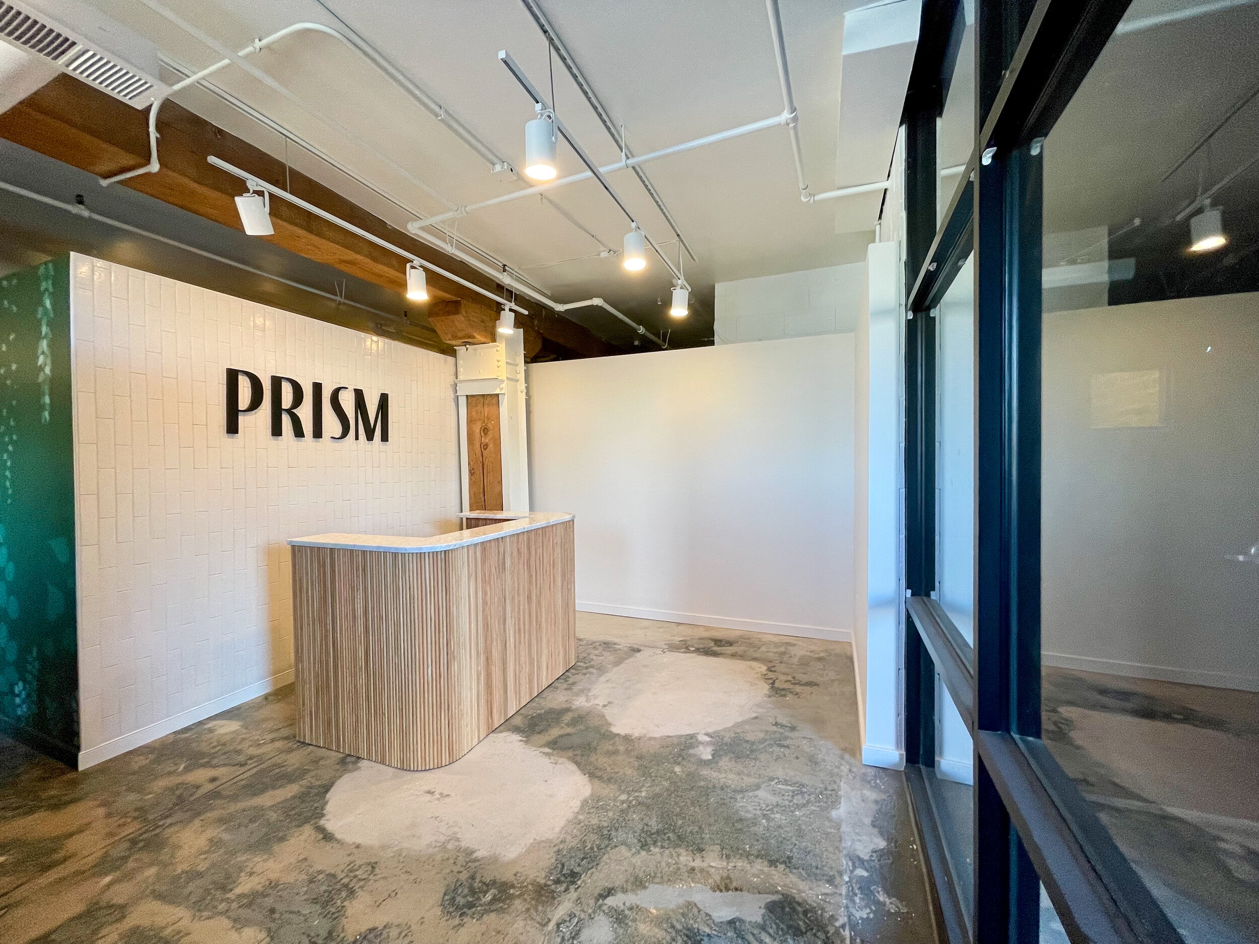 Prism Sauna Spa Reception Desk