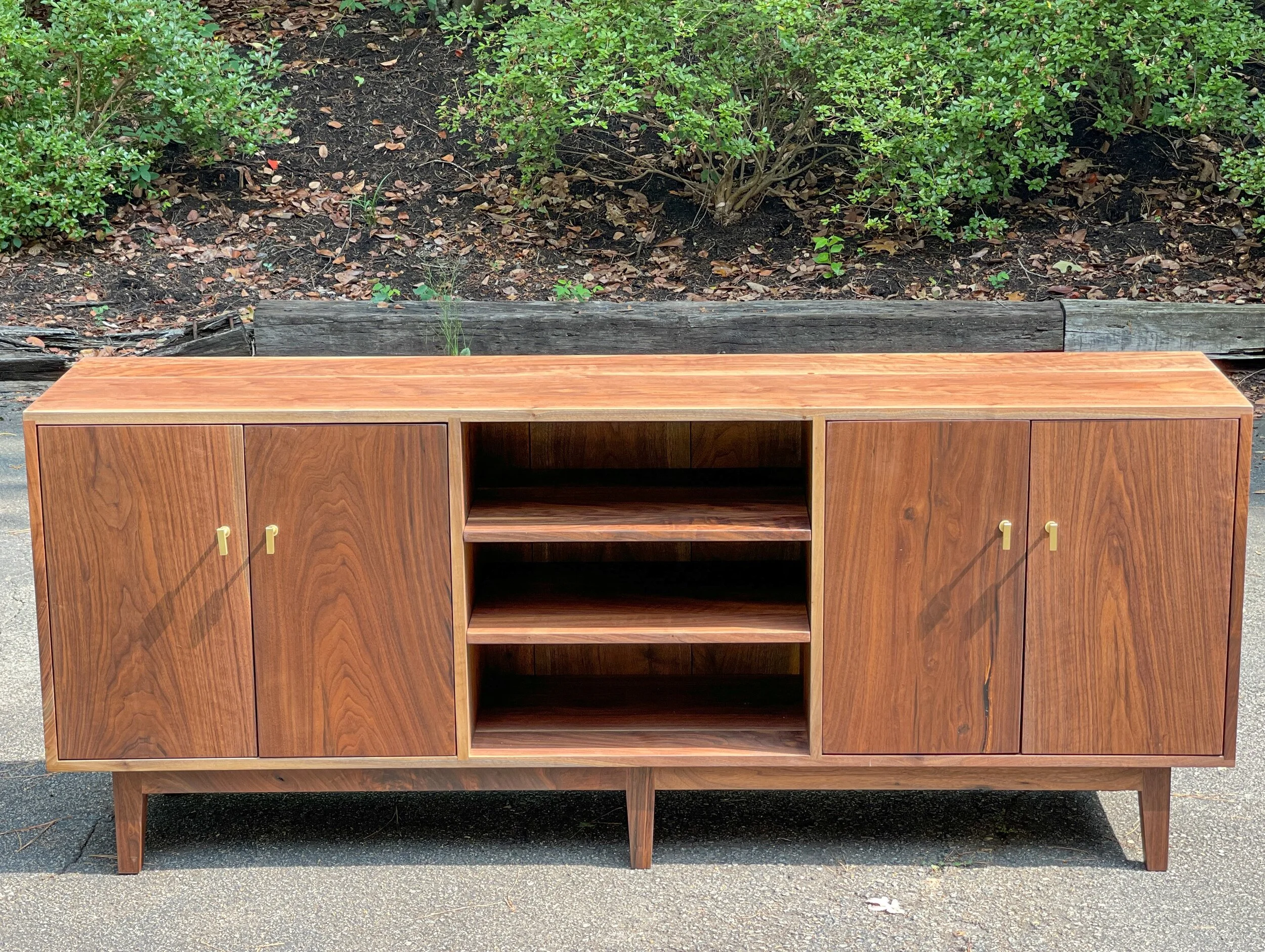 Figured Walnut Credenza