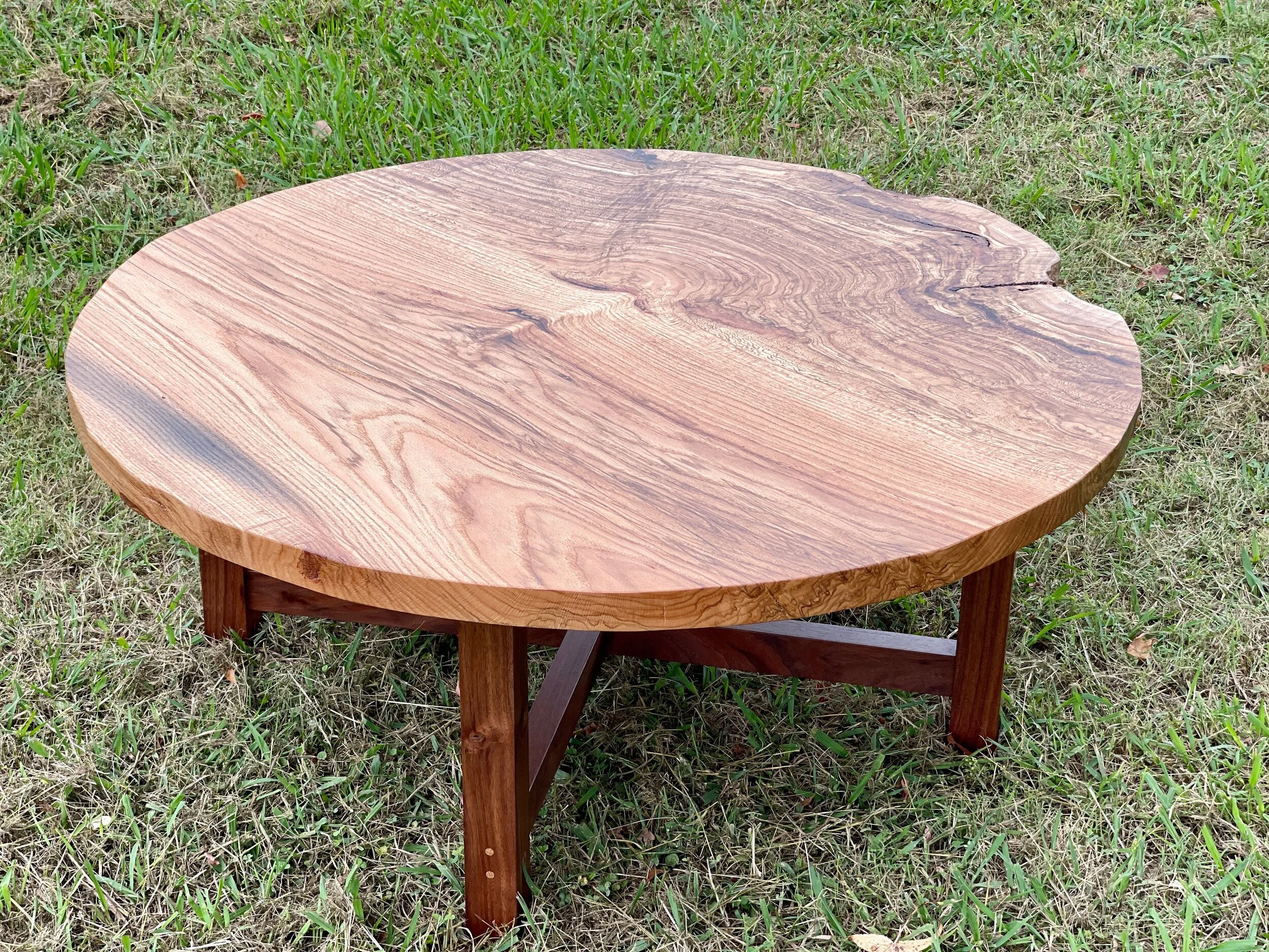 Walnut Peg Coffee Table