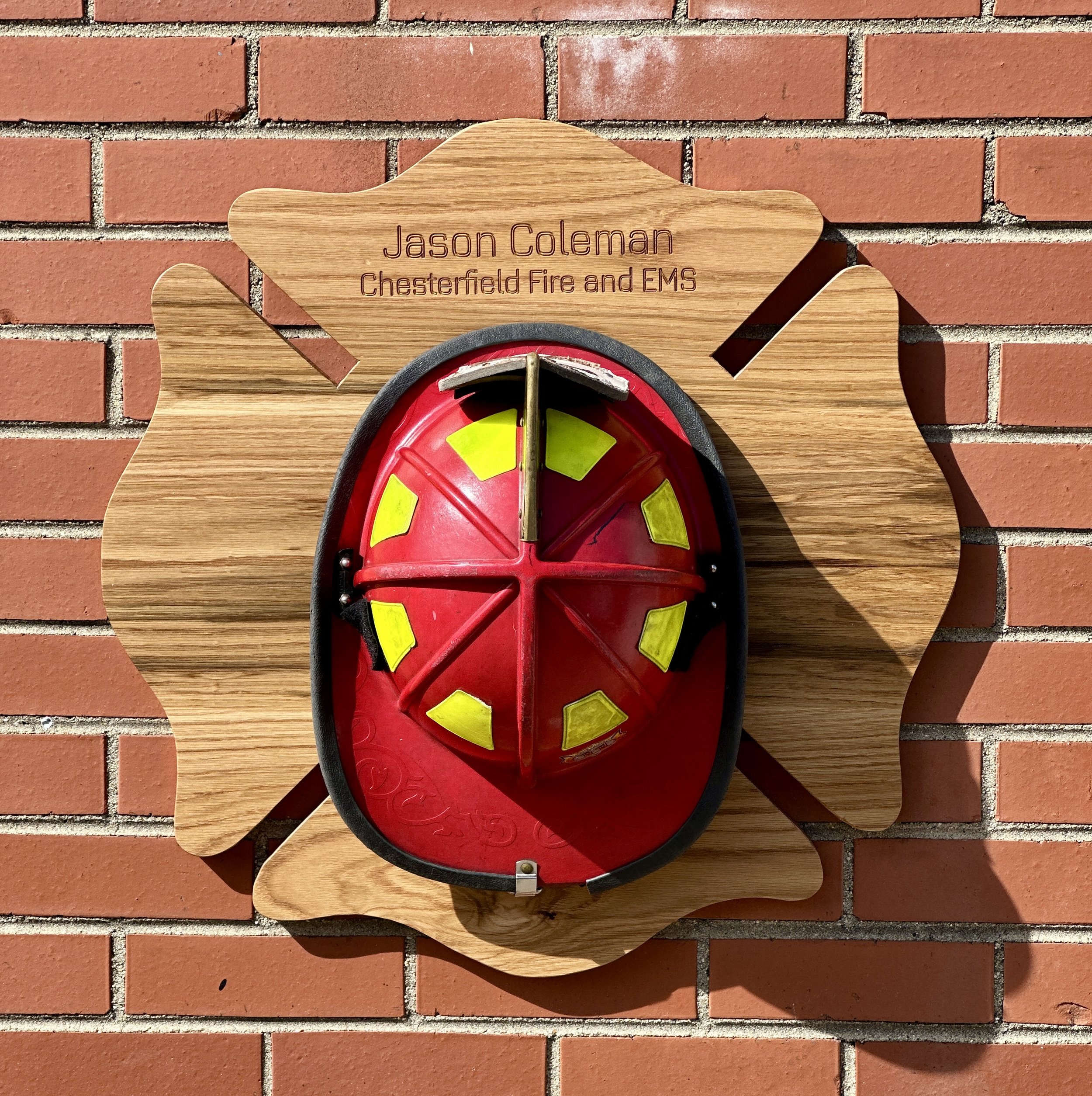 Engraved Firefighter Plaque