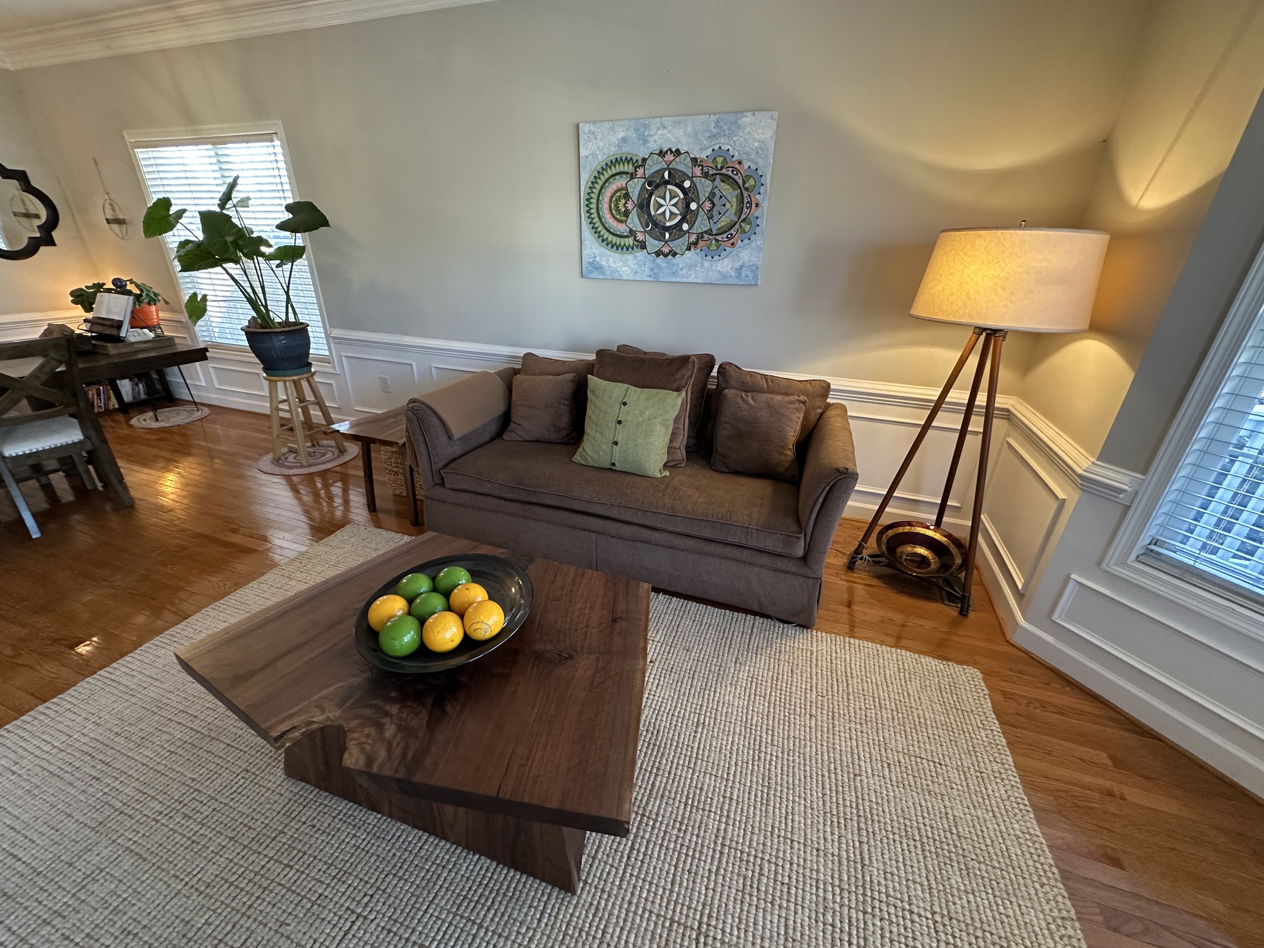 Crotched Walnut Coffee Table