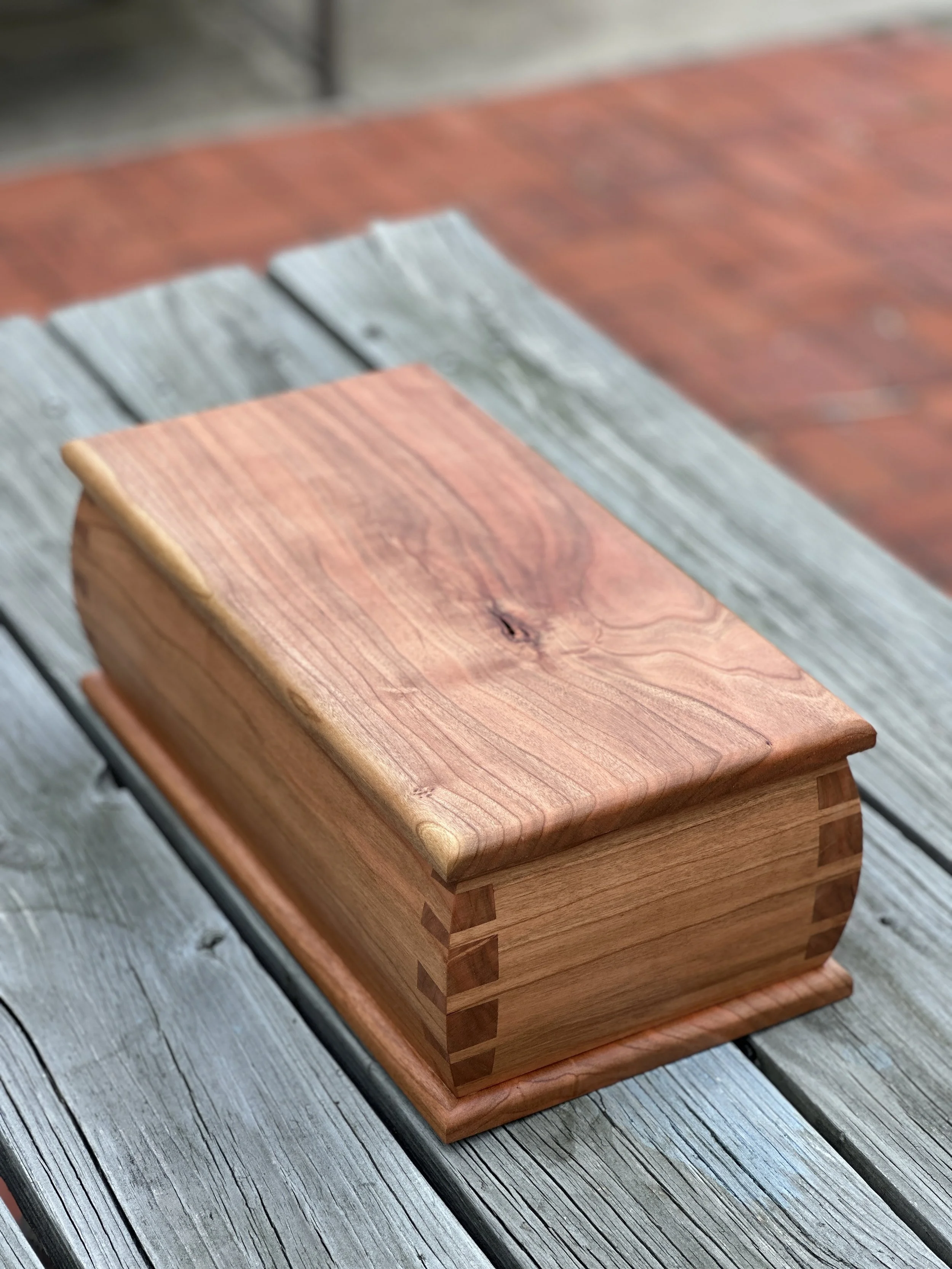 Sallie Plumley Studio Richmond Virginia Ancestry card game beta box with dovetails