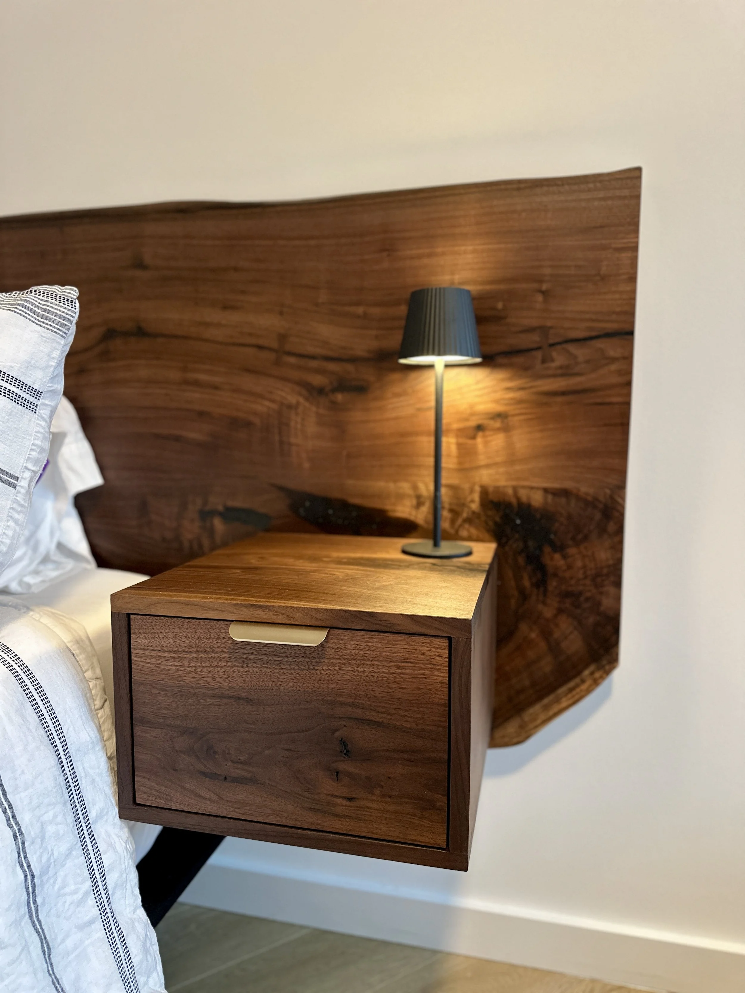 Sallie Plumley Studio RIchmond Virginia New York City Walnut Headboard 