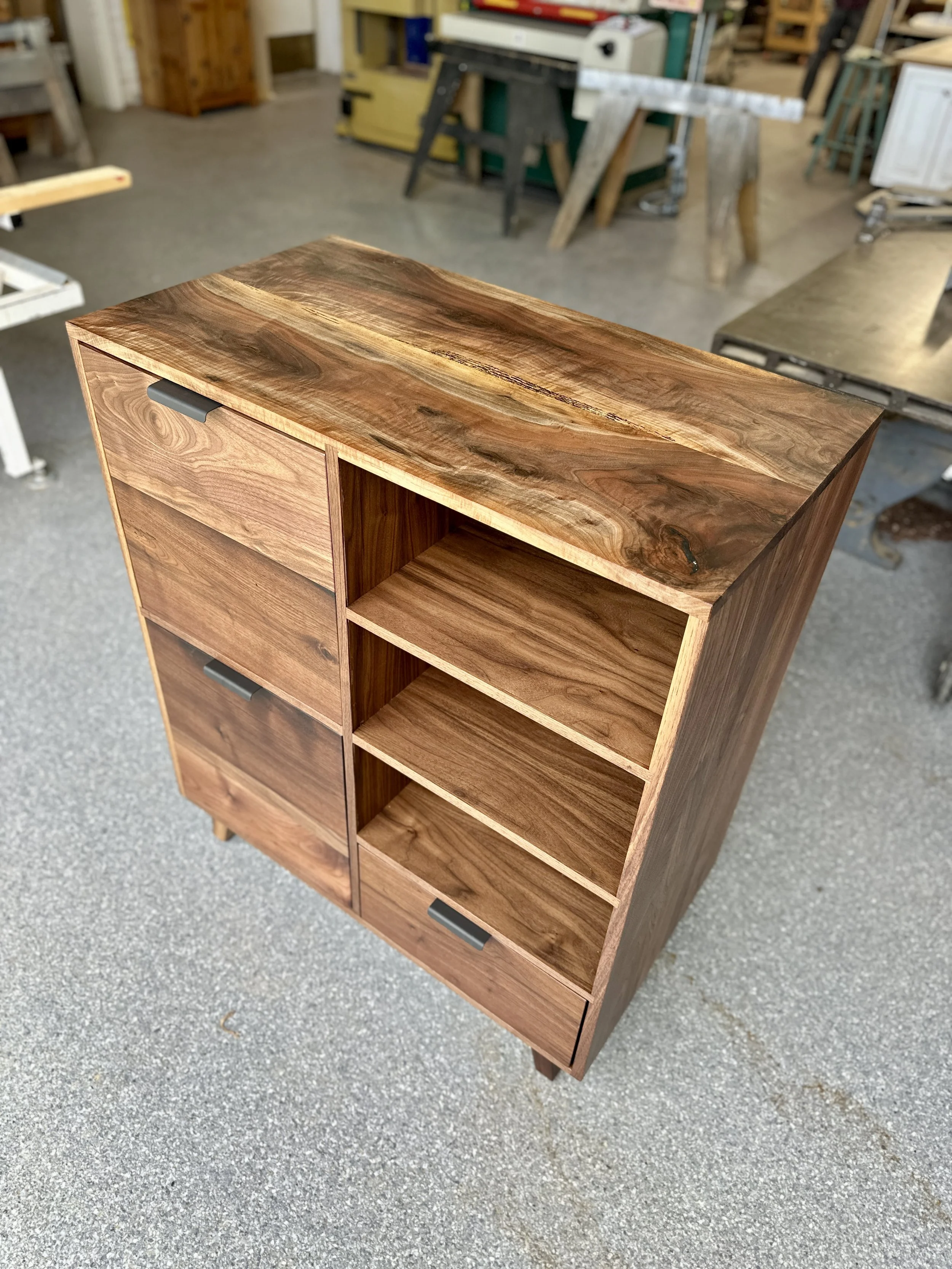 Sallie Plumley Studio Richmond Virginia Walnut Record Player 