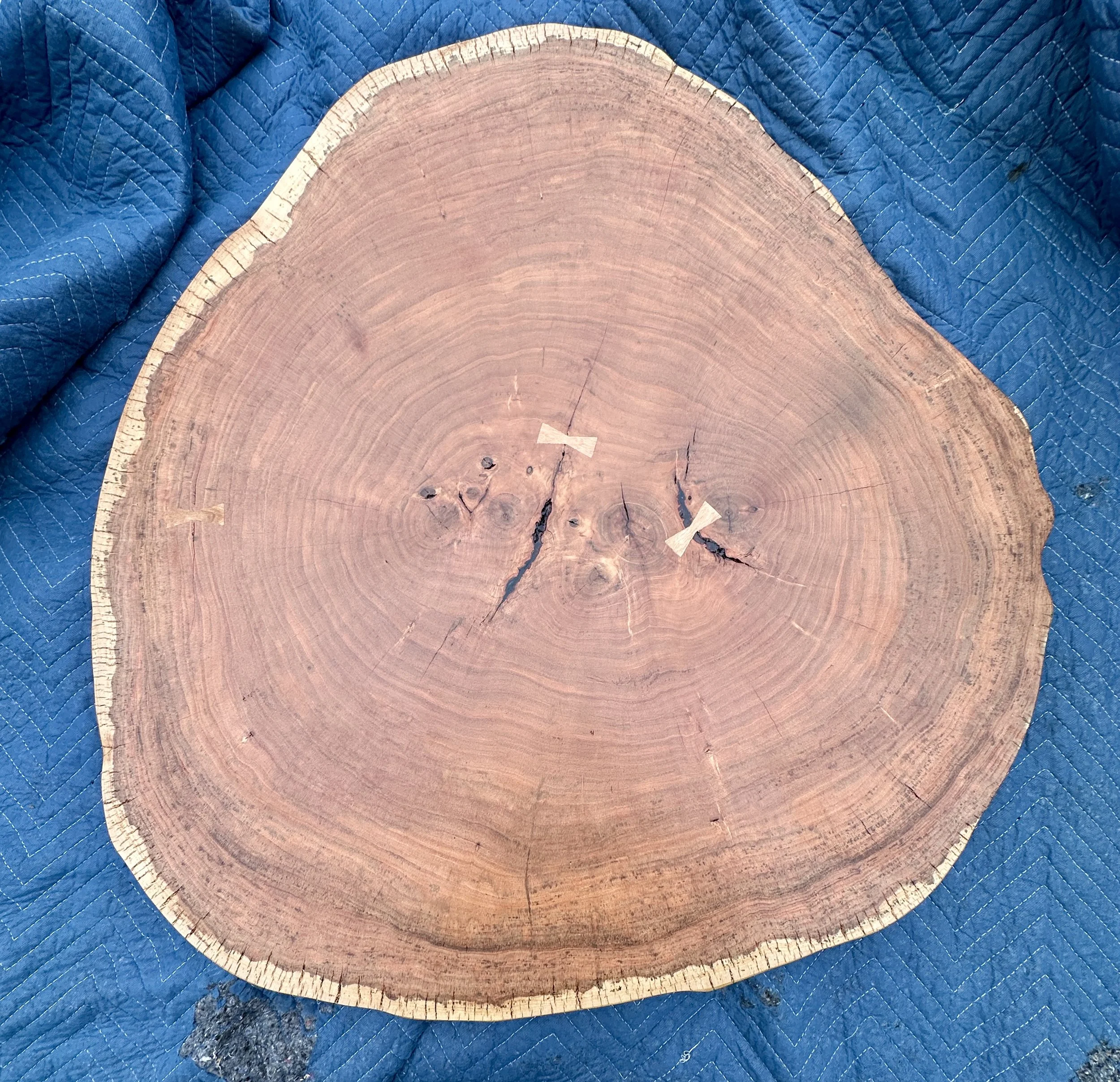 Sallie Plumley Studio Cherry Round with Bow tie joints 3