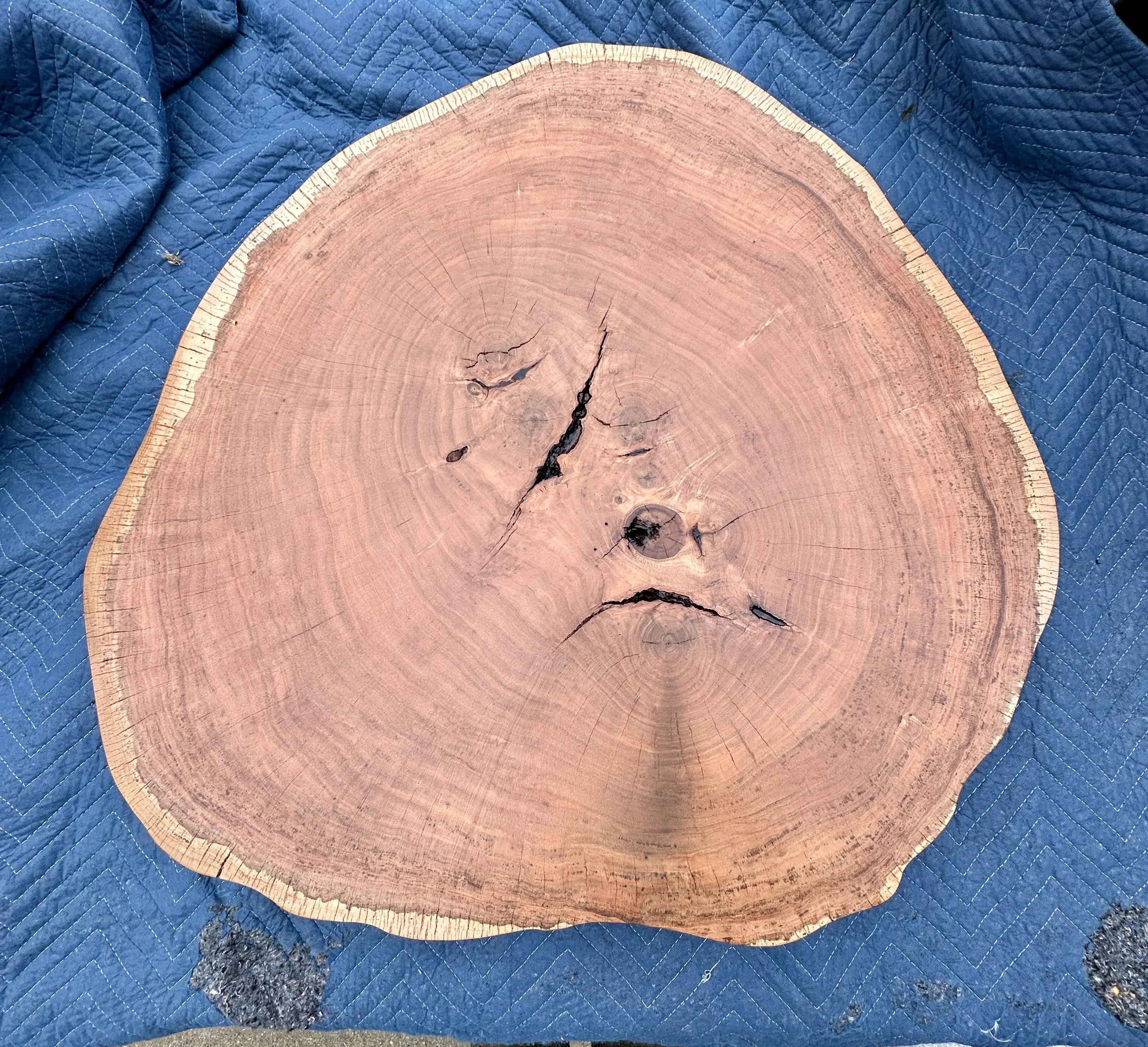 Sallie Plumley Studio Cherry Round with Bow tie joints 3