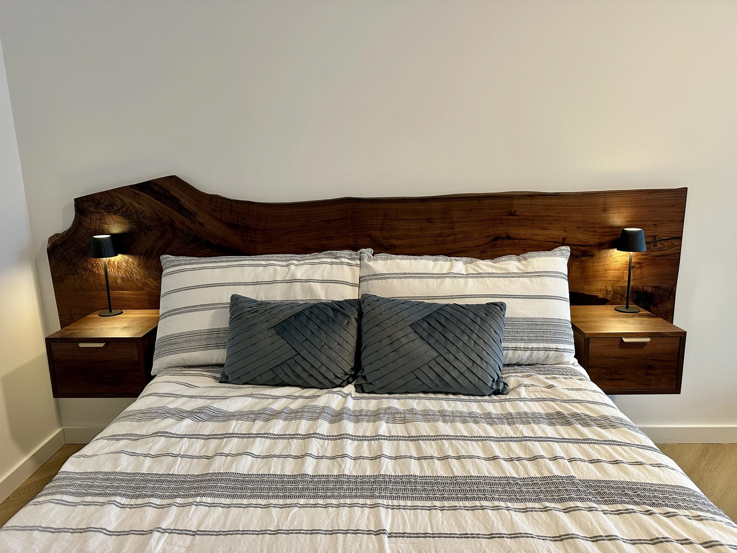 Sallie Plumley Studio RIchmond Virginia New York City Walnut Headboard .jpg