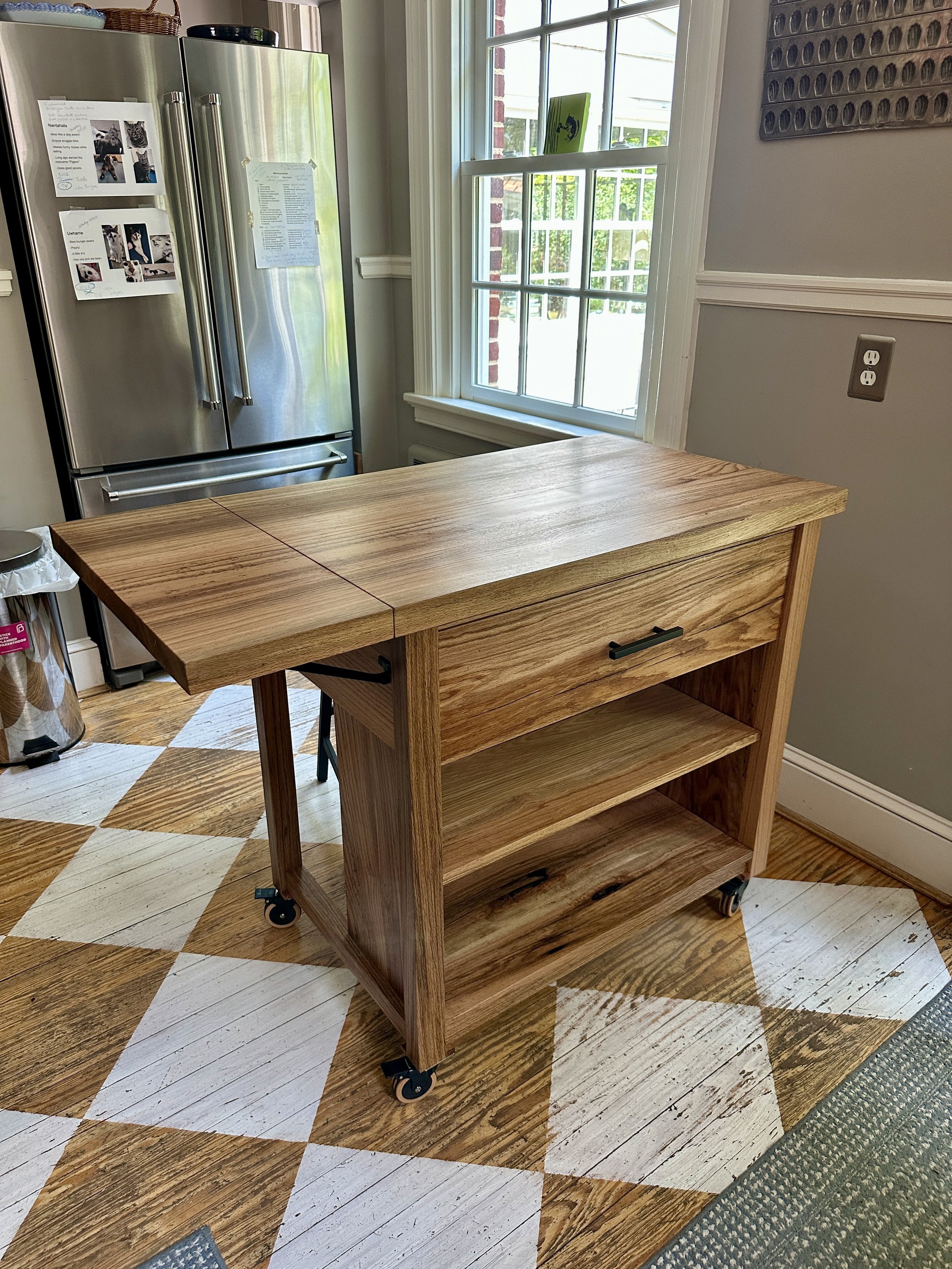 Sallie Plumley Studio Richmond Virginia Custom Woodworking white oak kitchen island