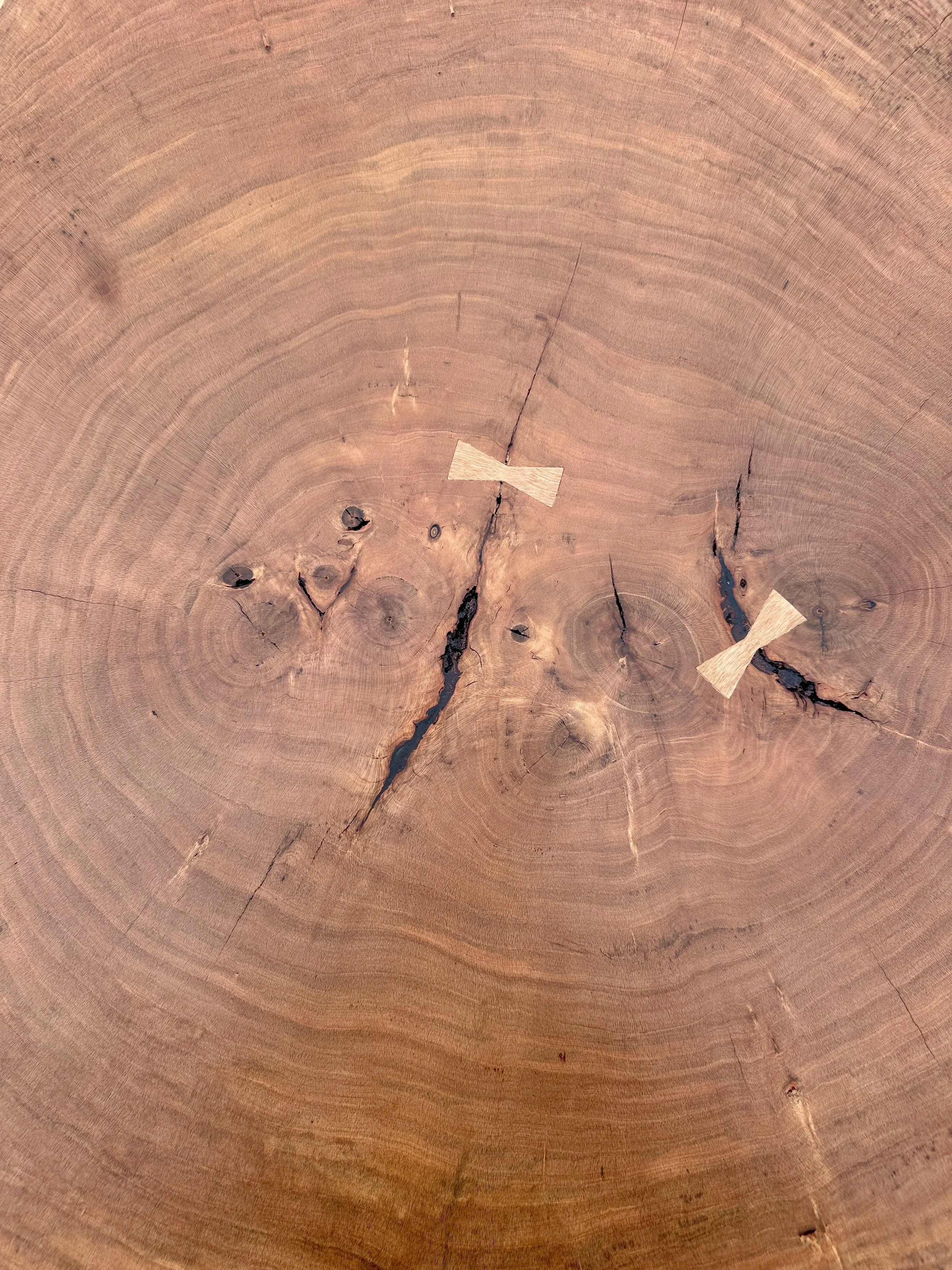 Sallie Plumley Studio Cherry Round with Bow tie joints 2.jpg