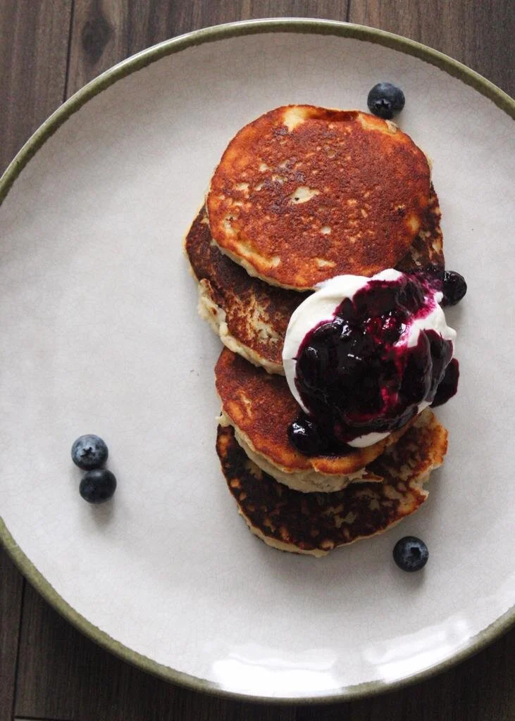 Almond Banana Pancakes