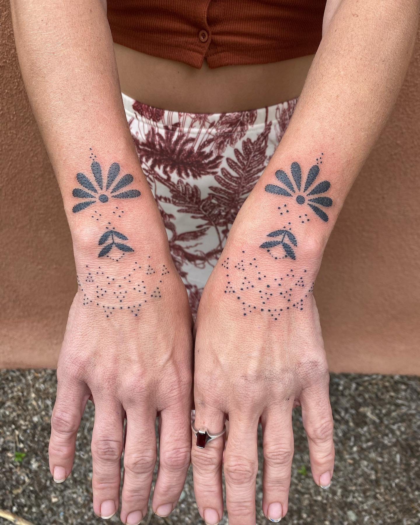 Made these stunners to go with shoulder pieces we did earlier this year. Adornments to the max.