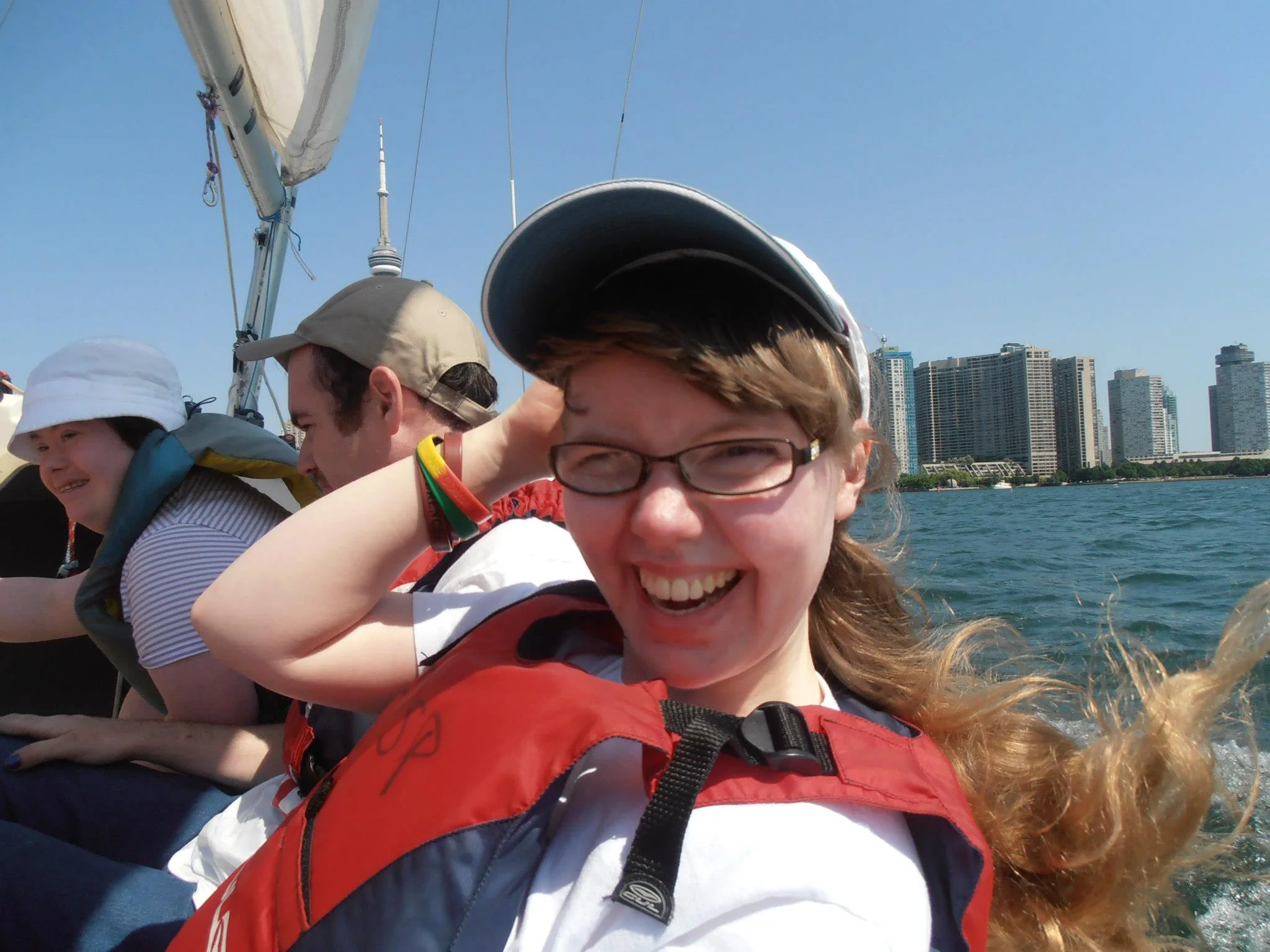Sailing on Lake Ontario.