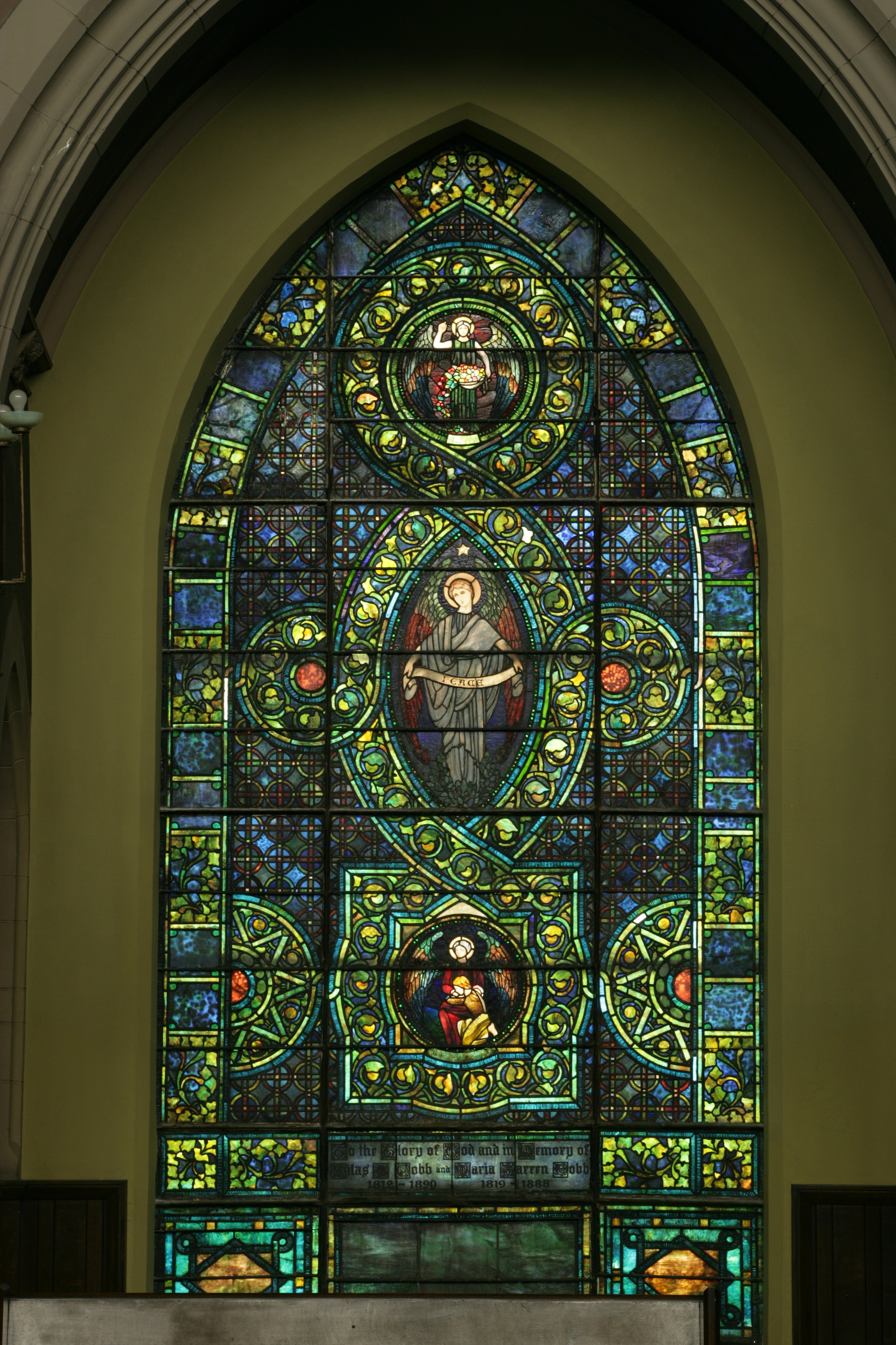 Peace Window before restoration