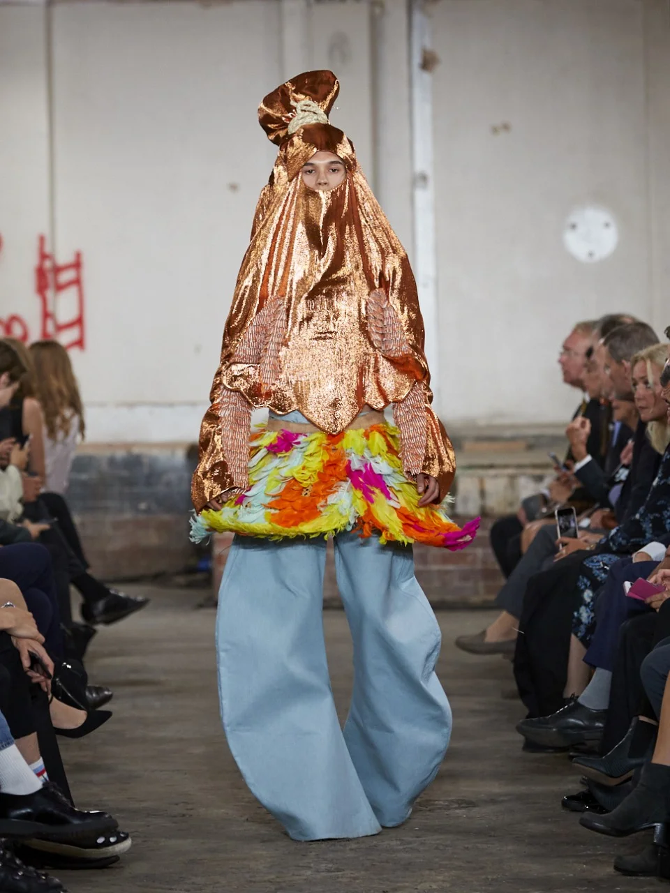 Designer Brandy Wen for Challenge the Fabric show. Shaun James Cox for ShowStudio.