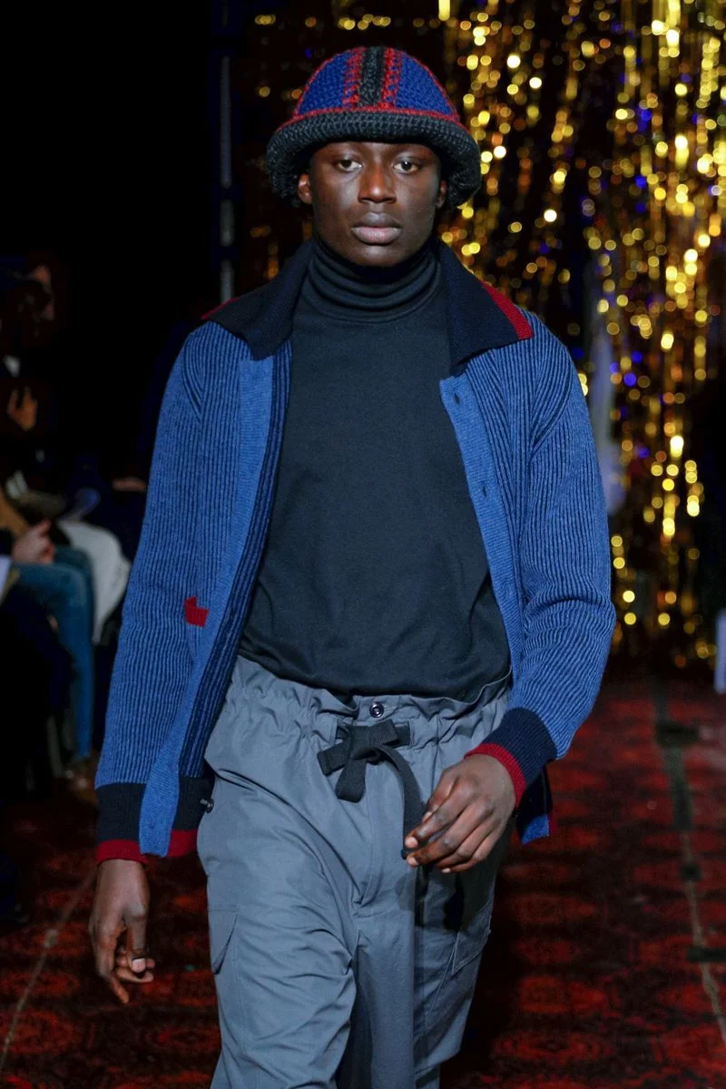 Nicholas Daley AW19 presentation. Photo by Regis Colin Berthelier for Nowfashion.