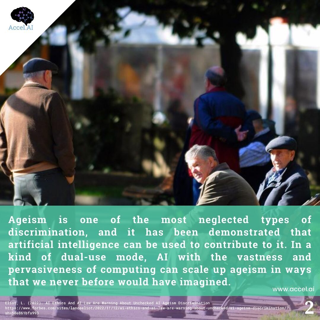 In a kind of dual-use mode, artificial intelligence can be used to contribute to ageism in ways that we never before would have imagined. #EthicalAI #AIresearch #AI