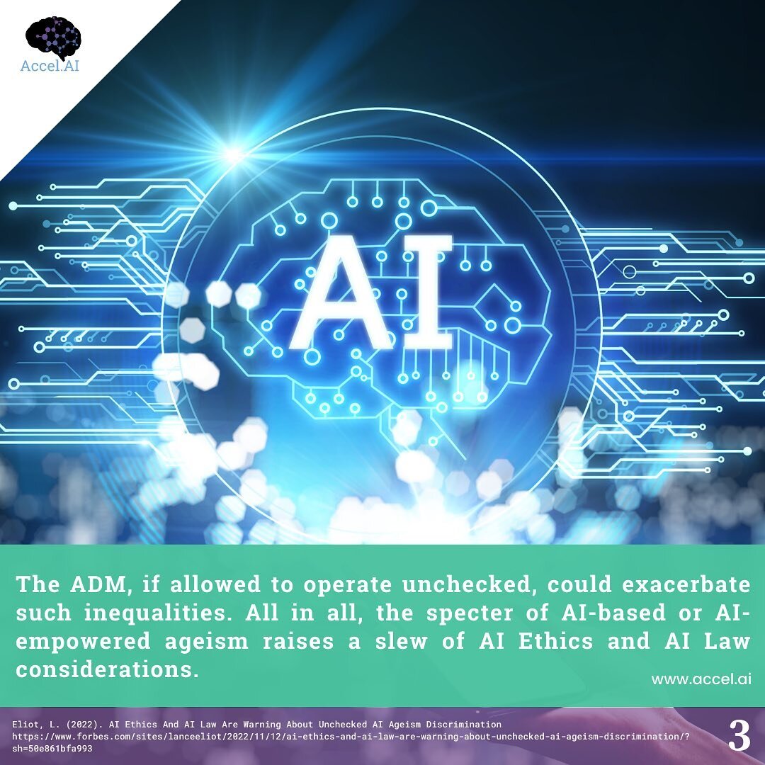 The #ADM, if allowed to operate unchecked, could contribute to age discrimination by making it harder for older workers to find work. #EthicalAI #AIresearch #AI