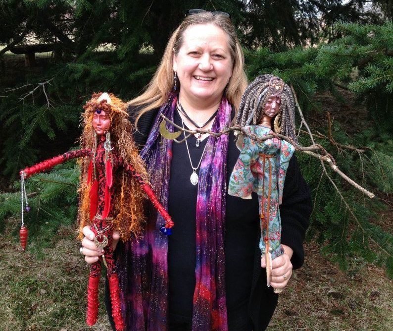 Karen and 2 Spirit dolls.jpg