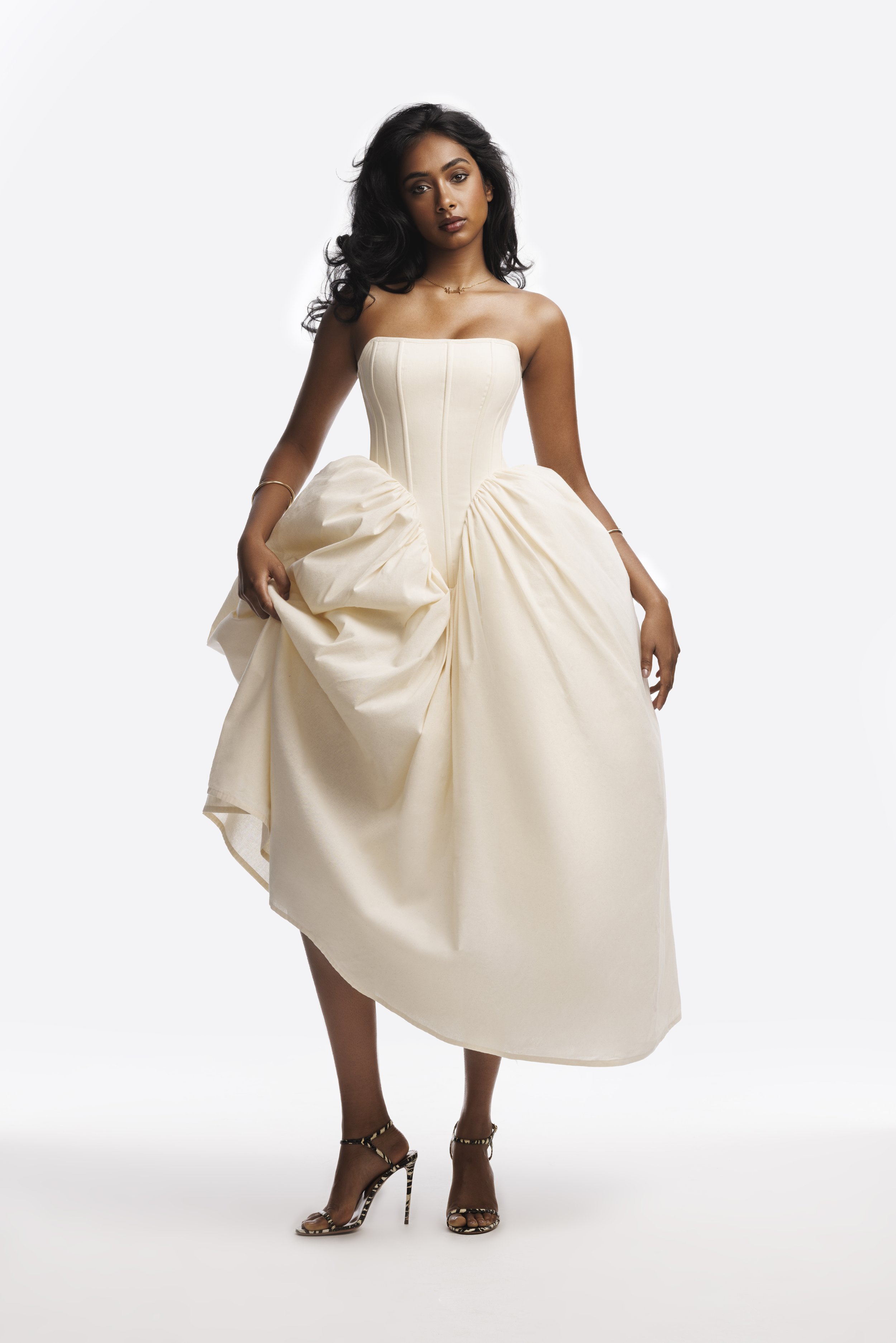 MAYLAH CORESETED DRESS- Muslin (front).jpg