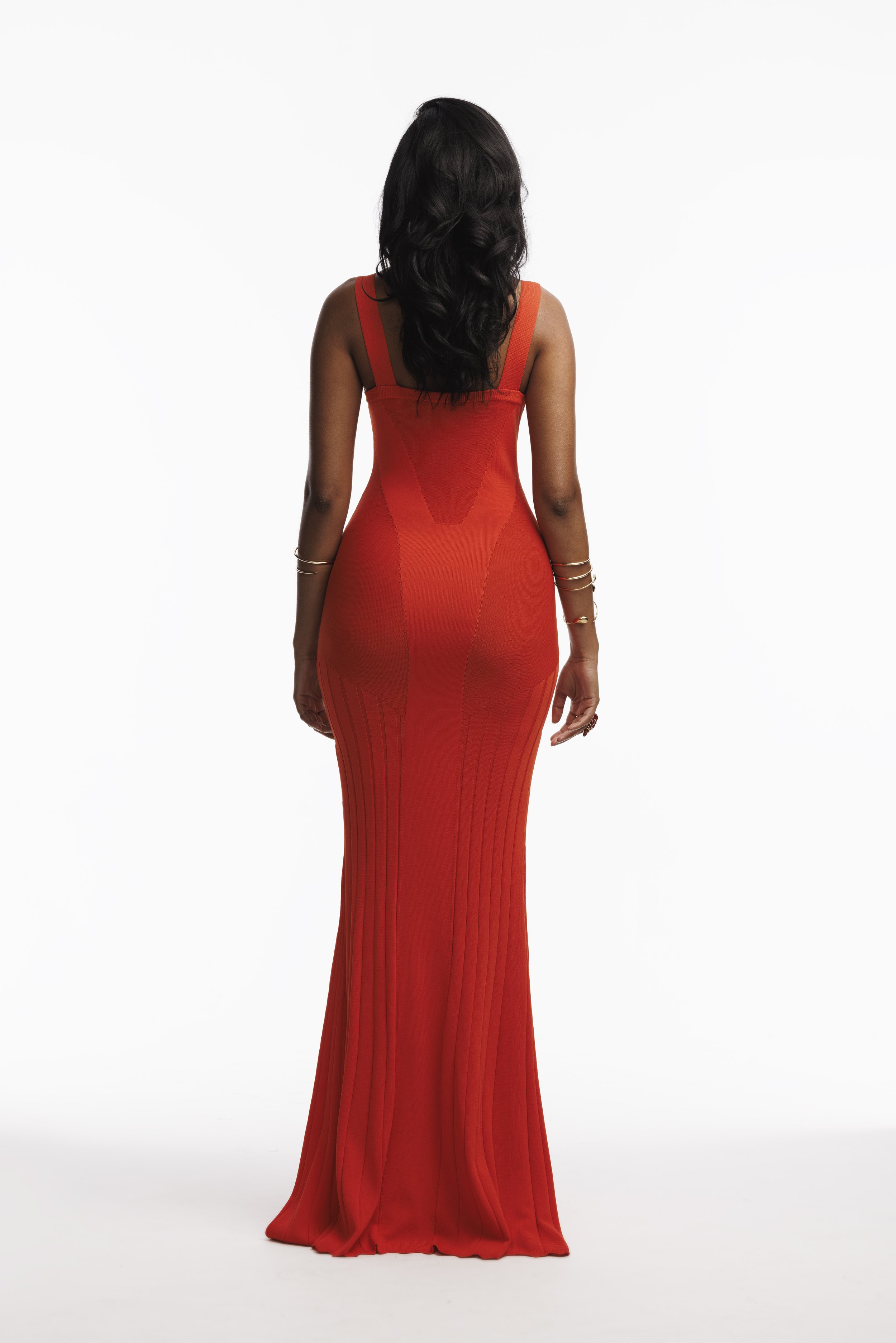 SARAI KNIT MAXI DRESS- Orange Slice (Back).jpg