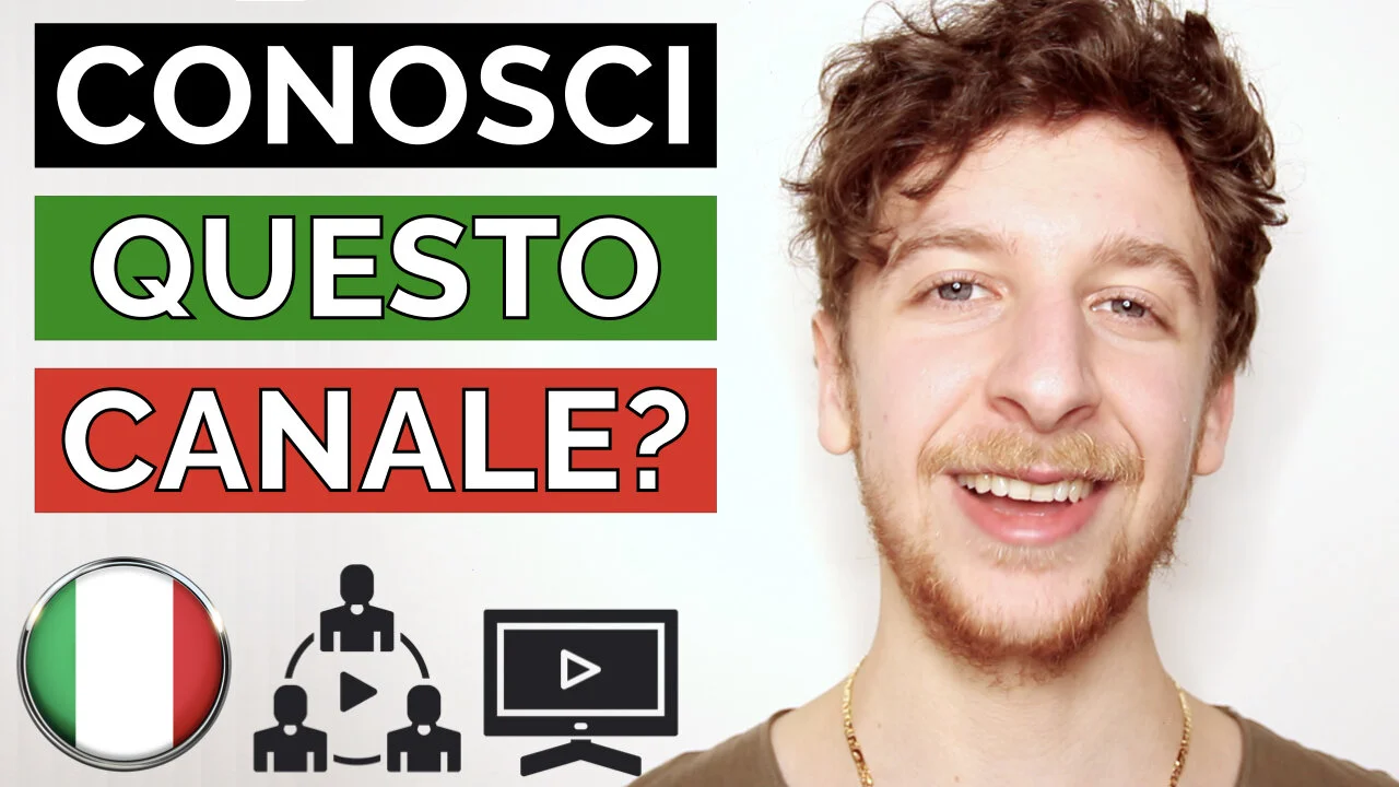1 MERAVIGLIOSO CANALE PER MIGLIORARE IL TUO ITALIANO