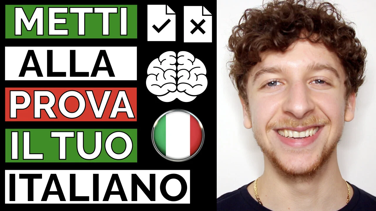 SE SUPERI QUESTO TEST IL TUO ITALIANO È STRAORDINARIO