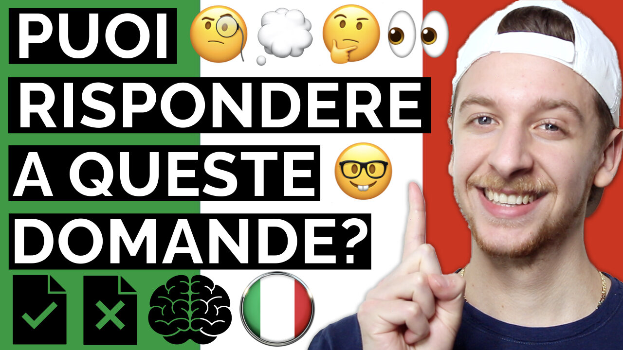 Un OTTIMO Esercizio Per Migliorare Il Tuo Italiano SUBITO! 