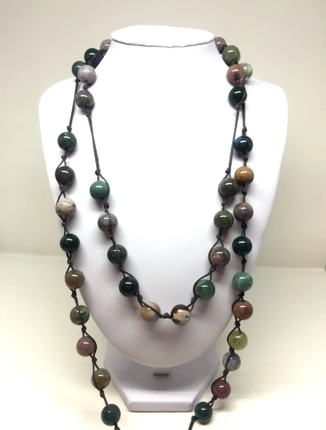Rosary Bead Style Necklace UNIQUE STYLE