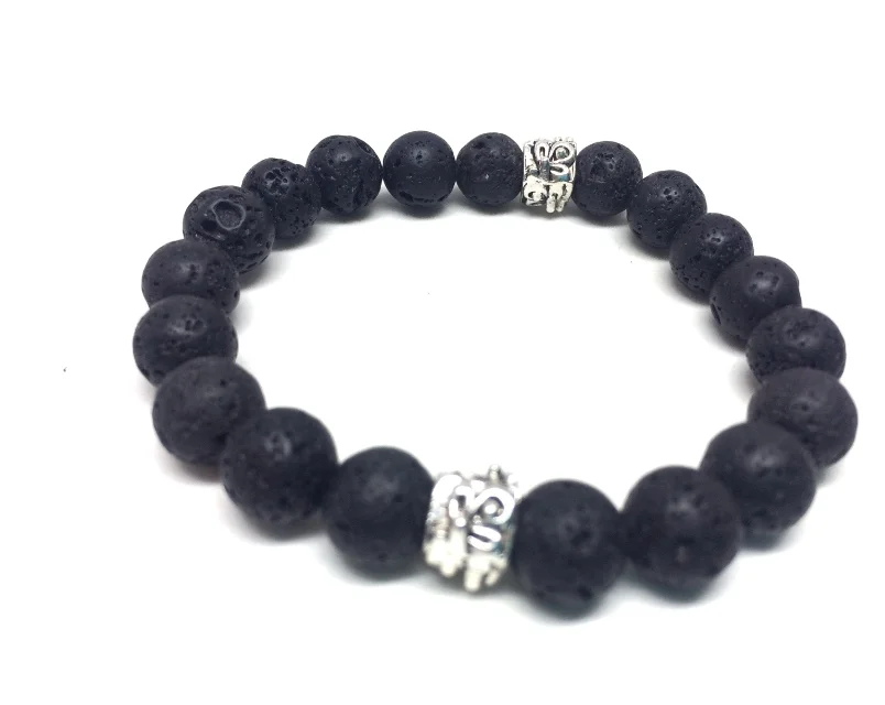 Lava Rock Bracelet 