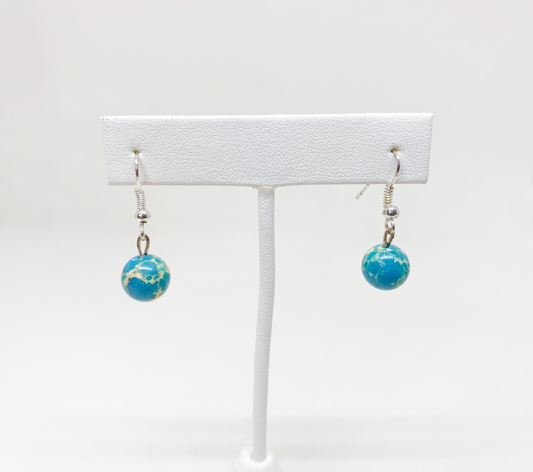 Blue Jasper Earrings 