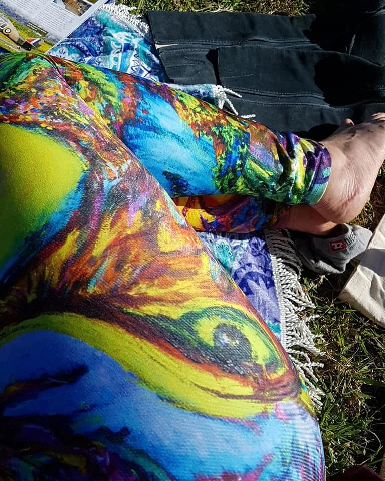 Return of the Bird Tribe Yoga Leggings